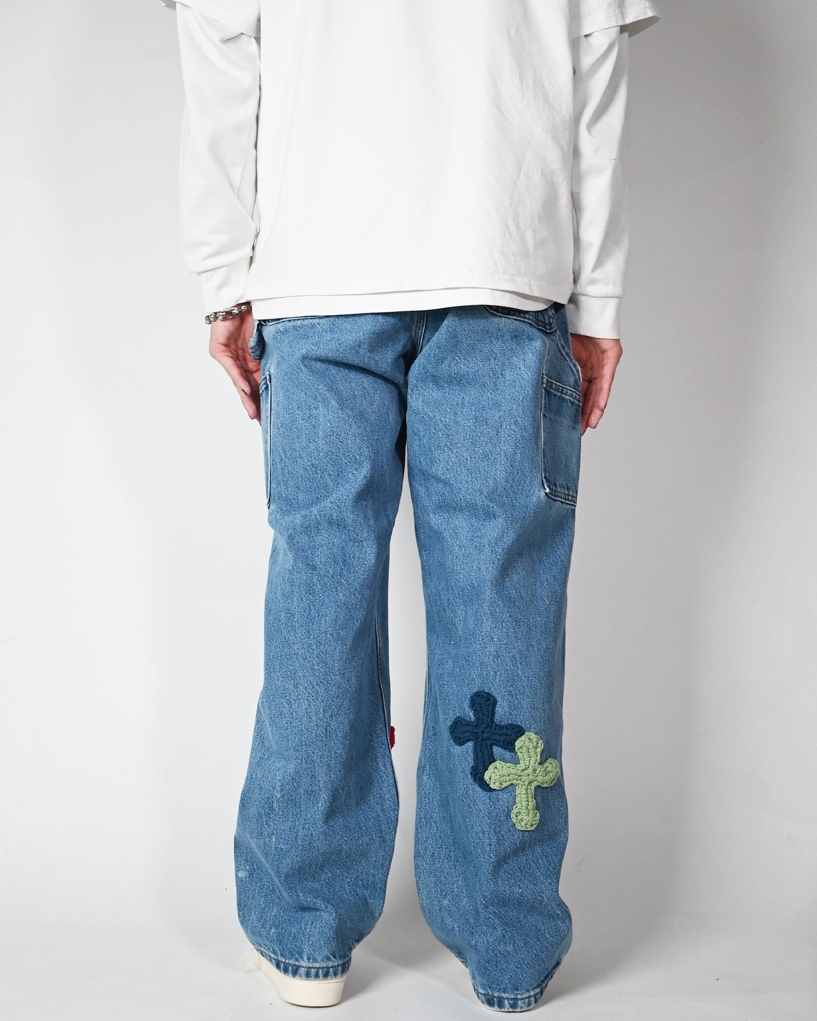 Y.A.R.N.・ヤーン - デニムパンツ Y.A.R.N. CARHART PANTS-4 / INDIGO