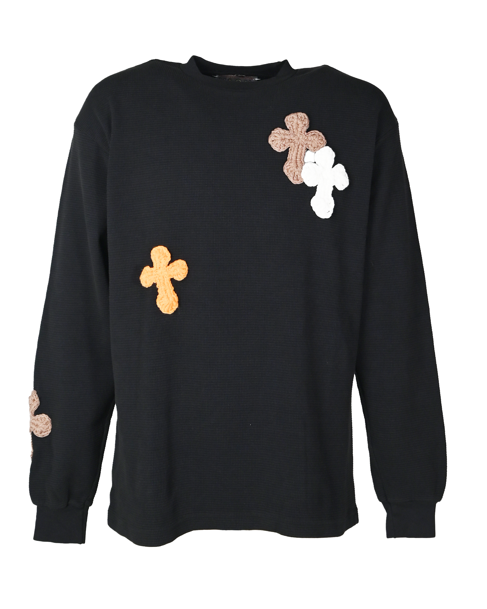 Y.A.R.N.・ヤーン - L/S Tシャツ Y.A.R.N. THERMAL-53 (S) / BLACK
