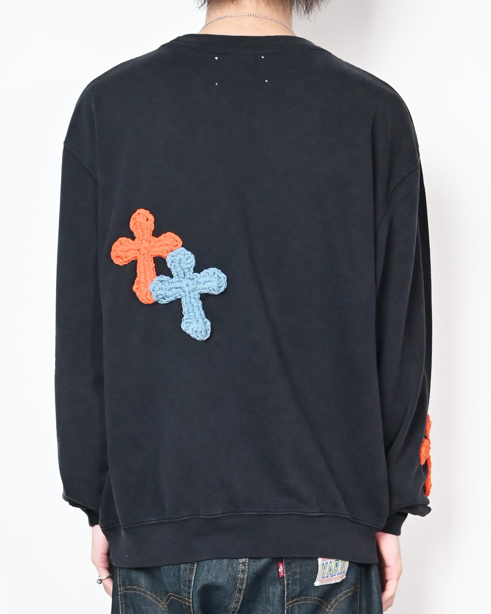 Y.A.R.N.・ヤーン - スウェット Y.A.R.N. SWEAT-3 (L) / BLACK