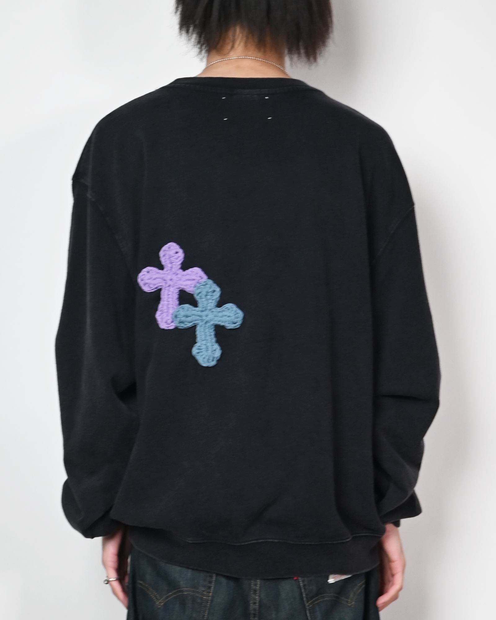 Y.A.R.N.・ヤーン - スウェット Y.A.R.N. SWEAT-5 (XL)  / BLACK