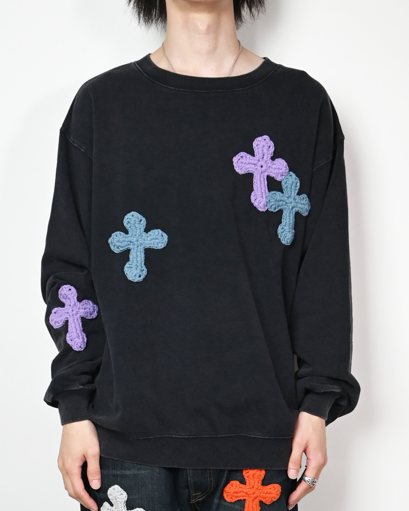 Y.A.R.N. SWEAT-5 (XL)  / BLACK