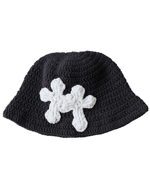 YARN ニット帽 黒・グレー・白 Y.A.R.N.(ヤーン) Y.A.R.N. KNIT HAT| Detail Application オンライン
