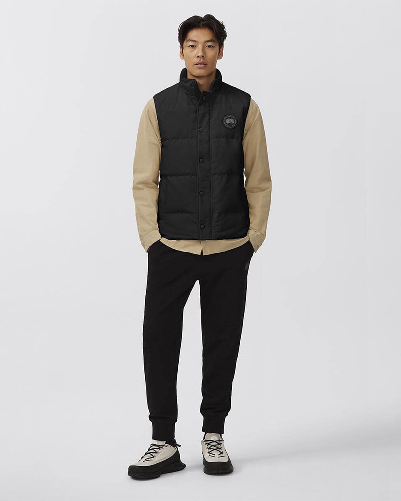 CANADA GOOSE・カナダグース - ダウンジャケット 2081MB GARSON VEST LABEL / BLACK