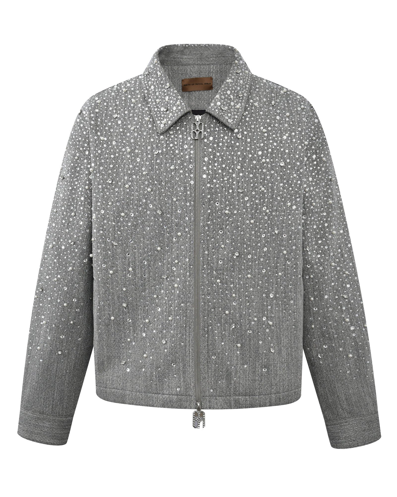20K DIAMOND ZIPPER JACKET / GREY