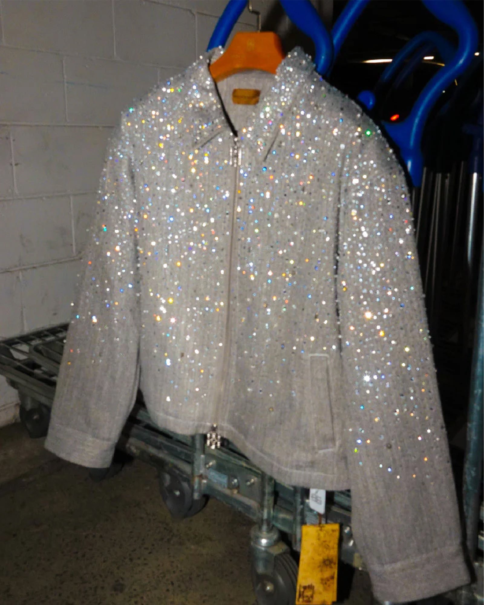 BIRTH OF ROYAL CHILD・バース・オブ・ロイヤル・チャイルド - シャツ 20K DIAMOND ZIPPER JACKET / GREY