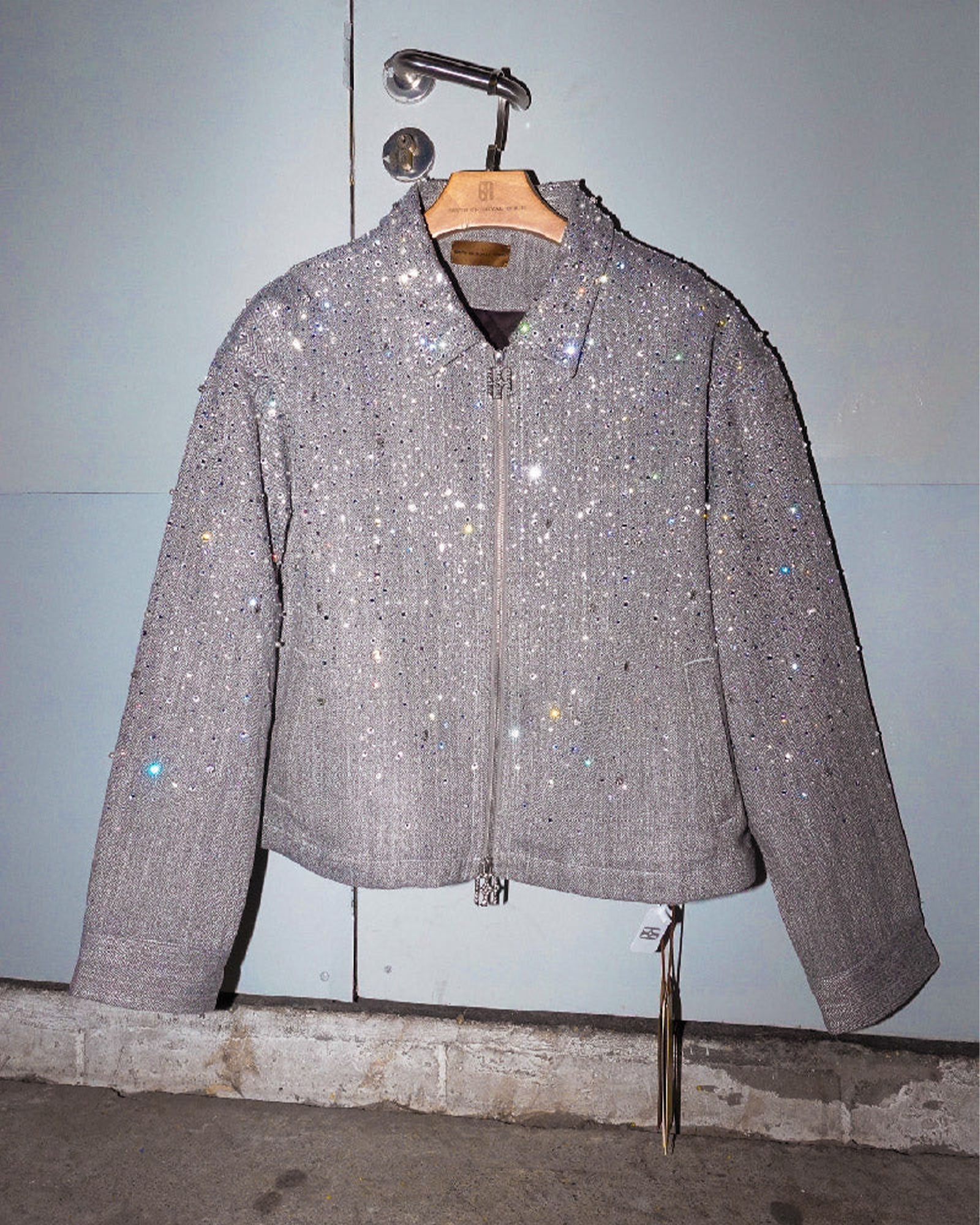 BIRTH OF ROYAL CHILD・バース・オブ・ロイヤル・チャイルド - シャツ 20K DIAMOND ZIPPER JACKET / GREY