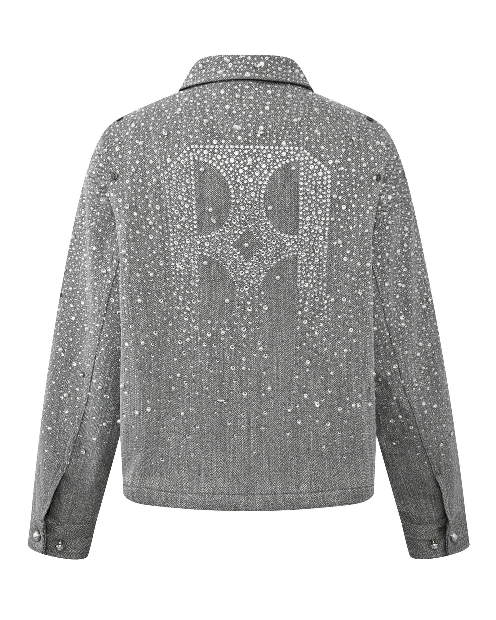 BIRTH OF ROYAL CHILD・バース・オブ・ロイヤル・チャイルド - シャツ 20K DIAMOND ZIPPER JACKET / GREY