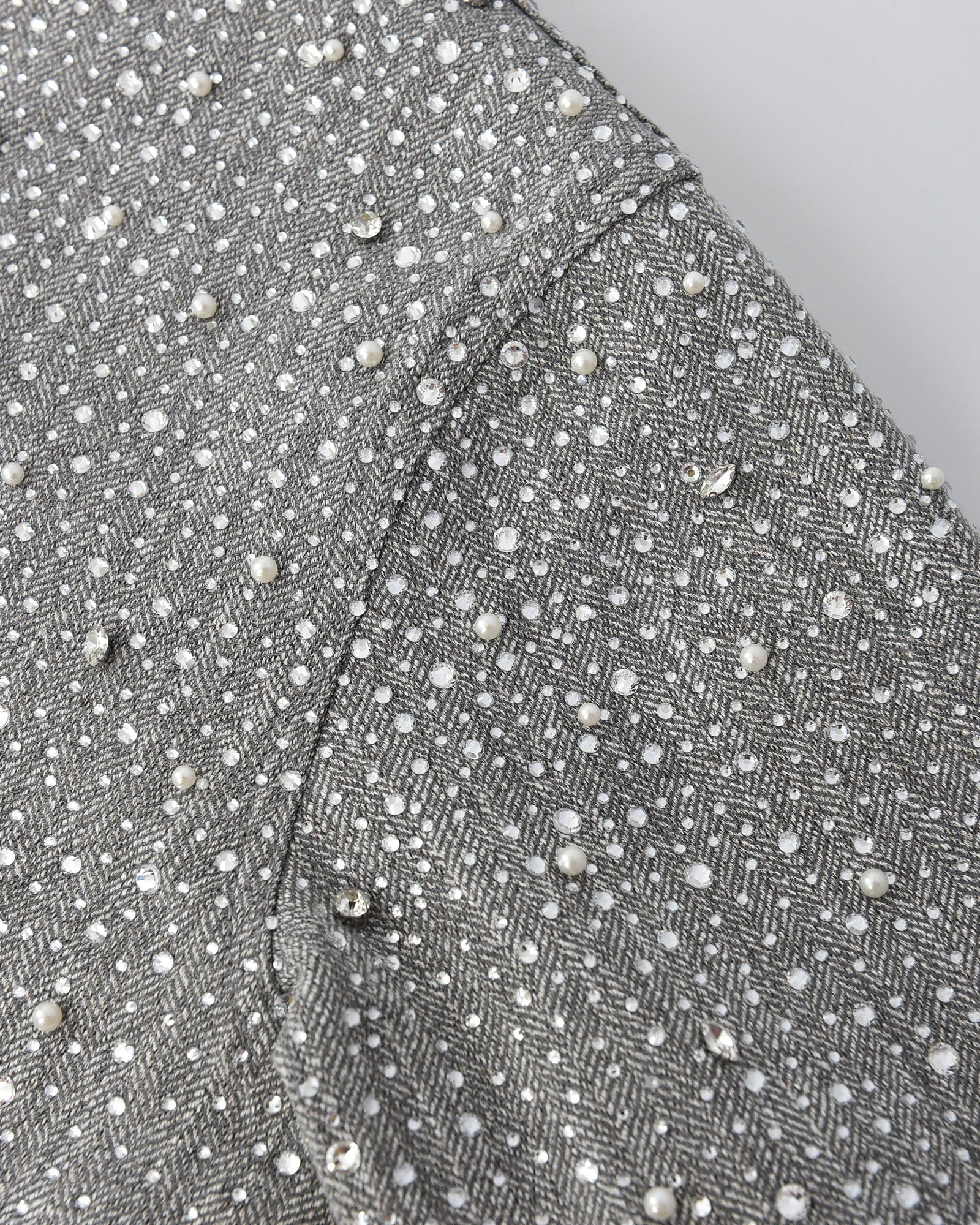 BIRTH OF ROYAL CHILD・バース・オブ・ロイヤル・チャイルド - シャツ 20K DIAMOND ZIPPER JACKET / GREY