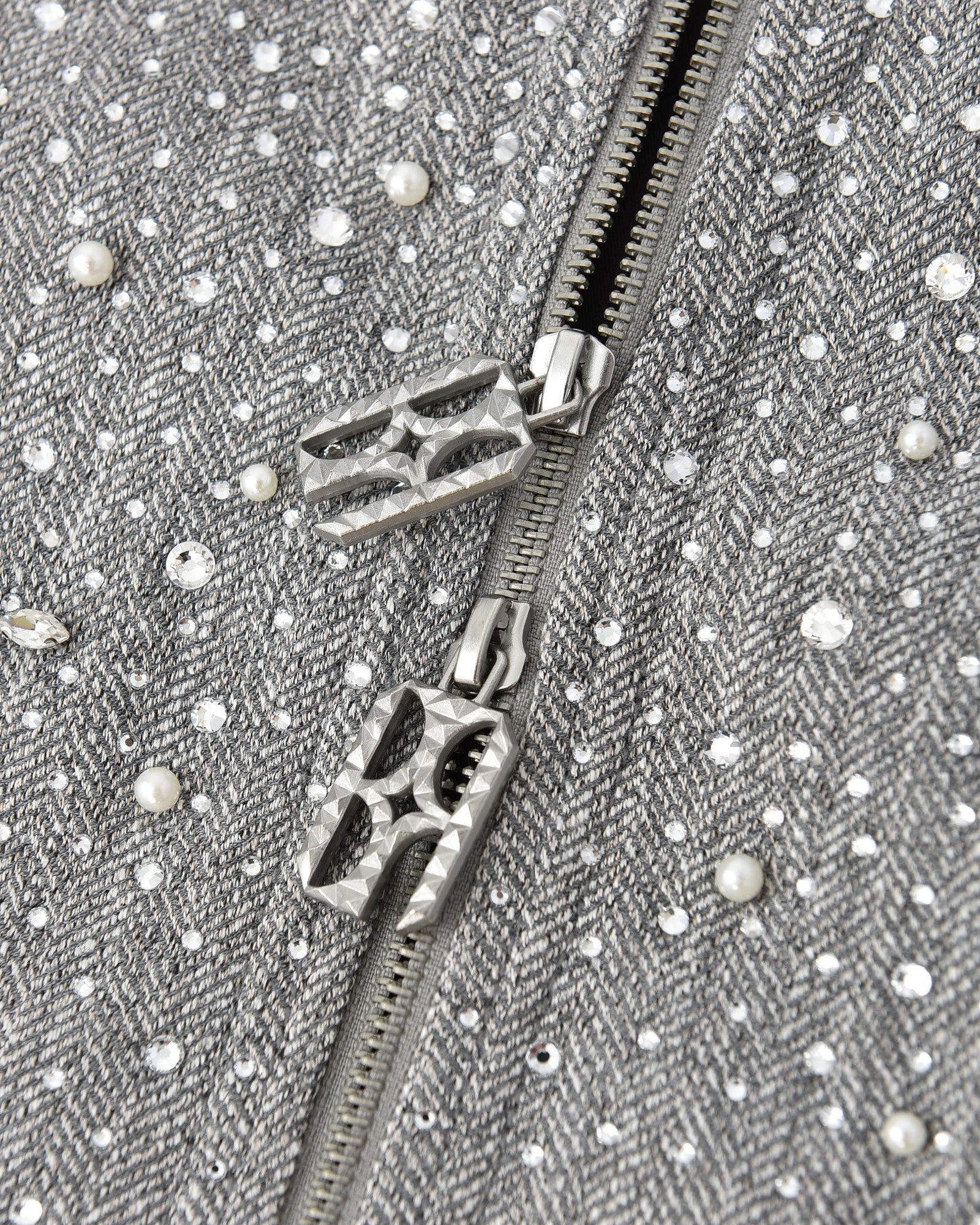 BIRTH OF ROYAL CHILD・バース・オブ・ロイヤル・チャイルド - シャツ 20K DIAMOND ZIPPER JACKET / GREY