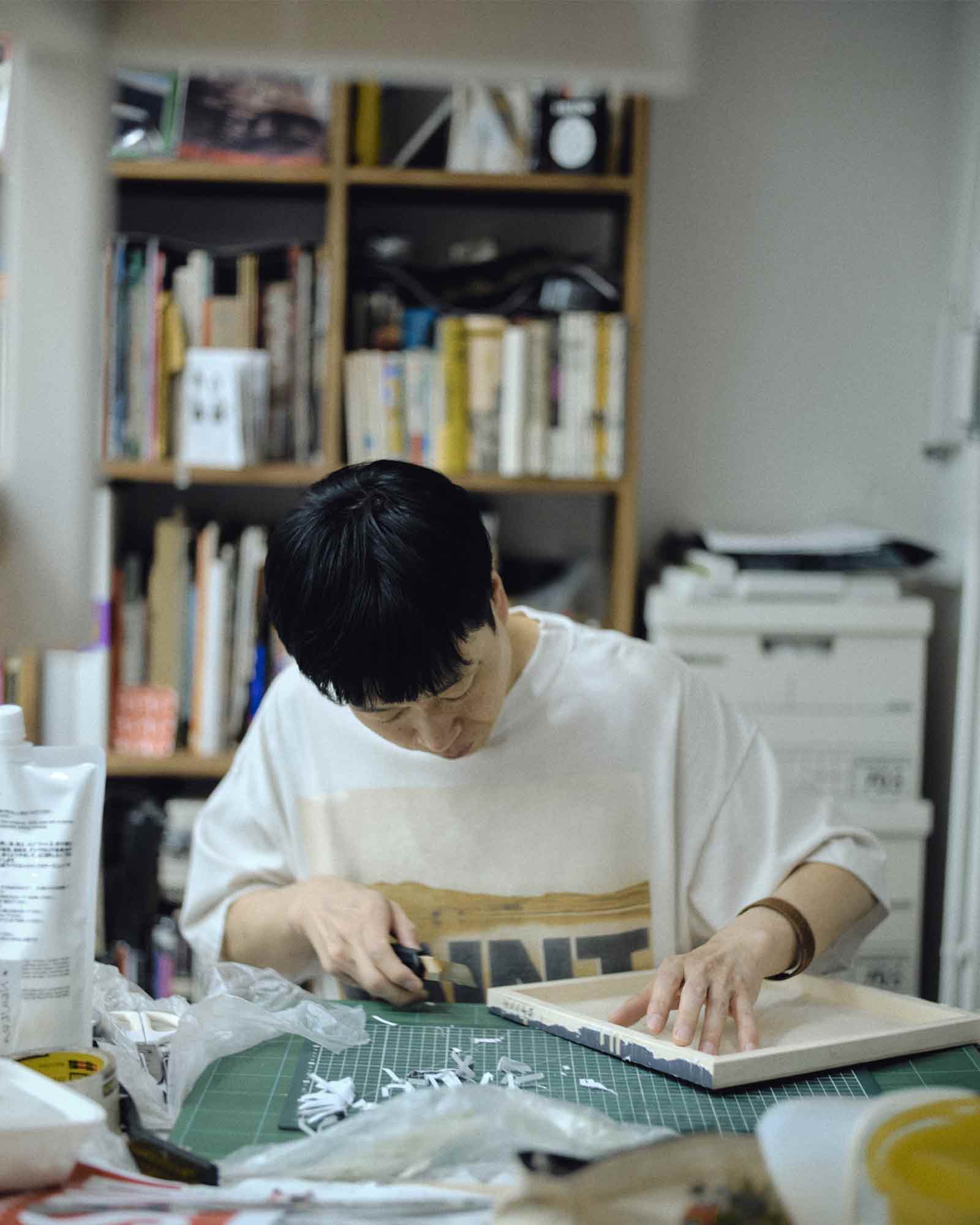 ©SAINT M××××××・セントマイケル - Tシャツ・カットソー KK_SS T-SHIRT/DESERT / WHITE