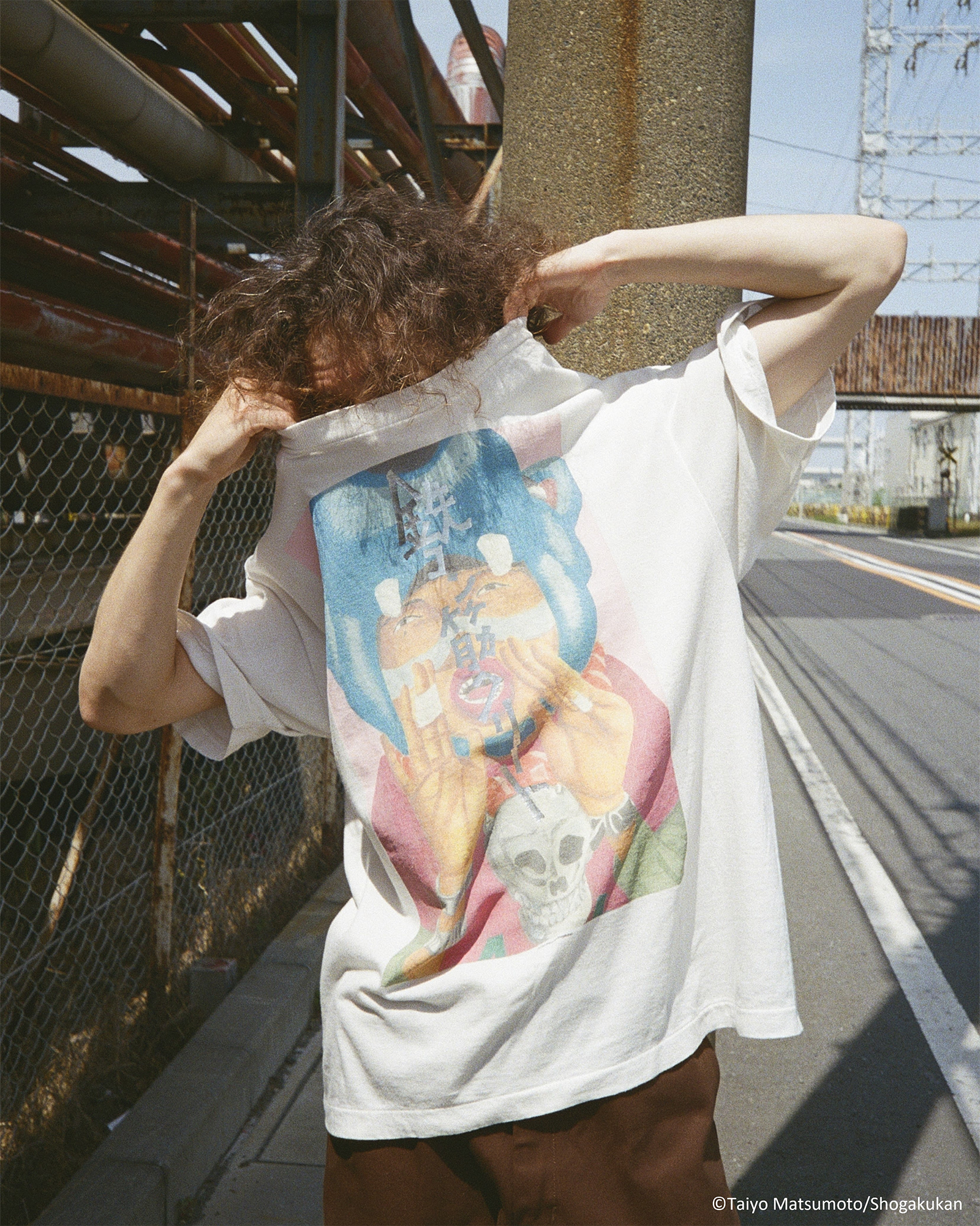 ©SAINT M××××××・セントマイケル - Tシャツ・カットソー 鉄コン筋クリート_SS T-SHIRT/SHIRO / WHITE