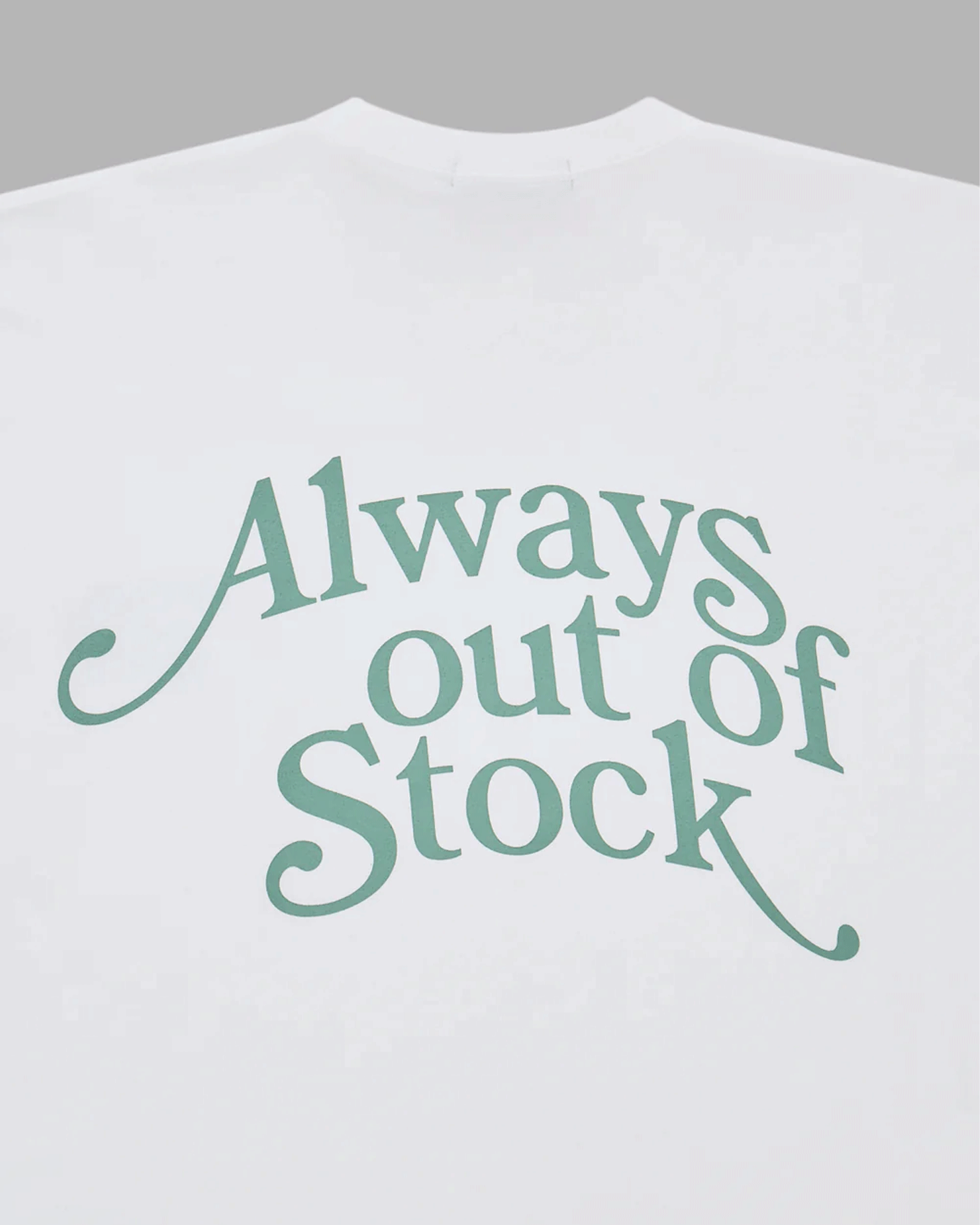 ALWAYS OUT OF STOCK・オールウェイズ アウト オブ ストック - L/S Tシャツ PLAY LOGO L/S TEE / WHITE