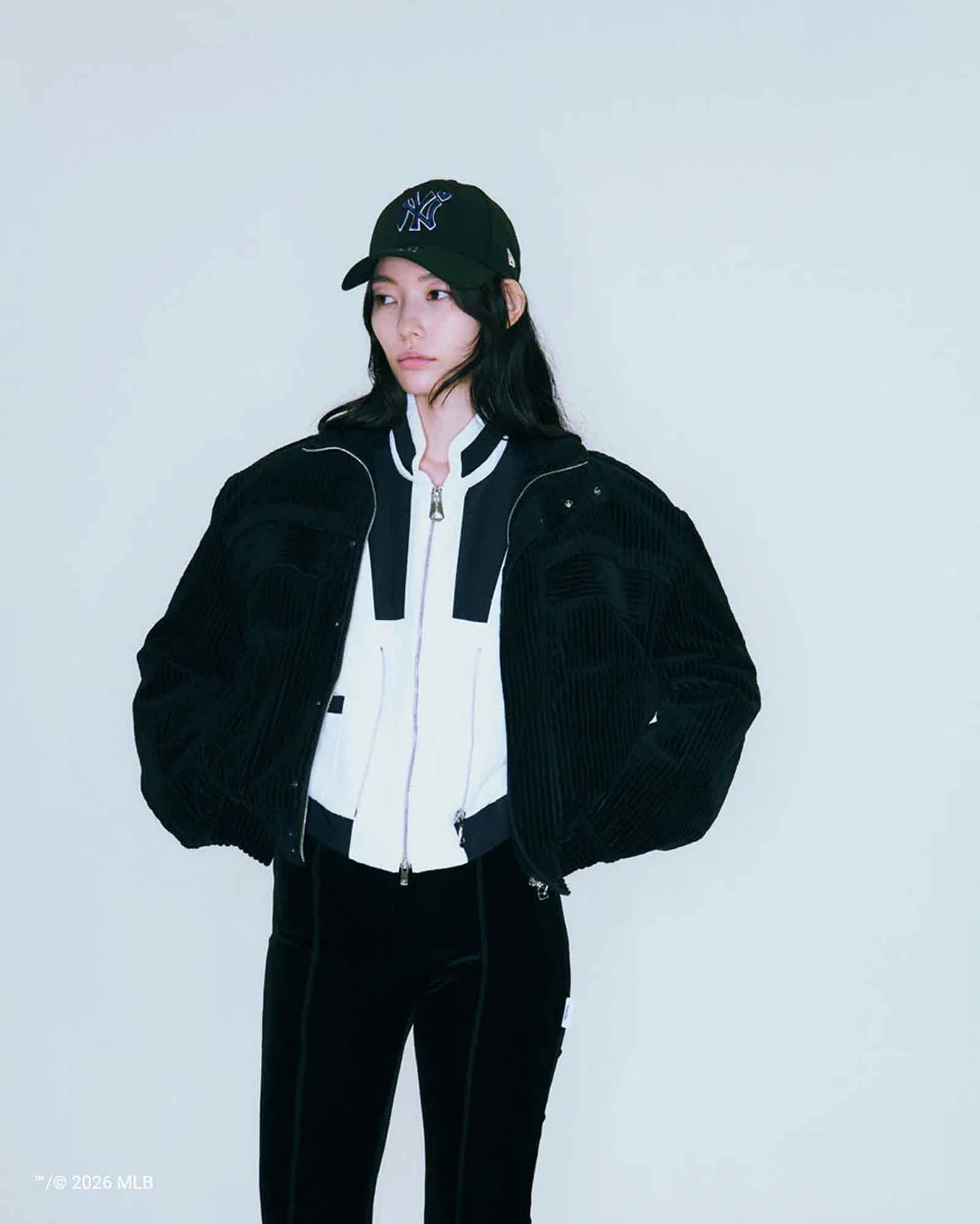 BASICKS・ベイシックス - キャップ 9FORTY TM NEW YORK YANKEES CAP / BLACK×NAVY×PINK