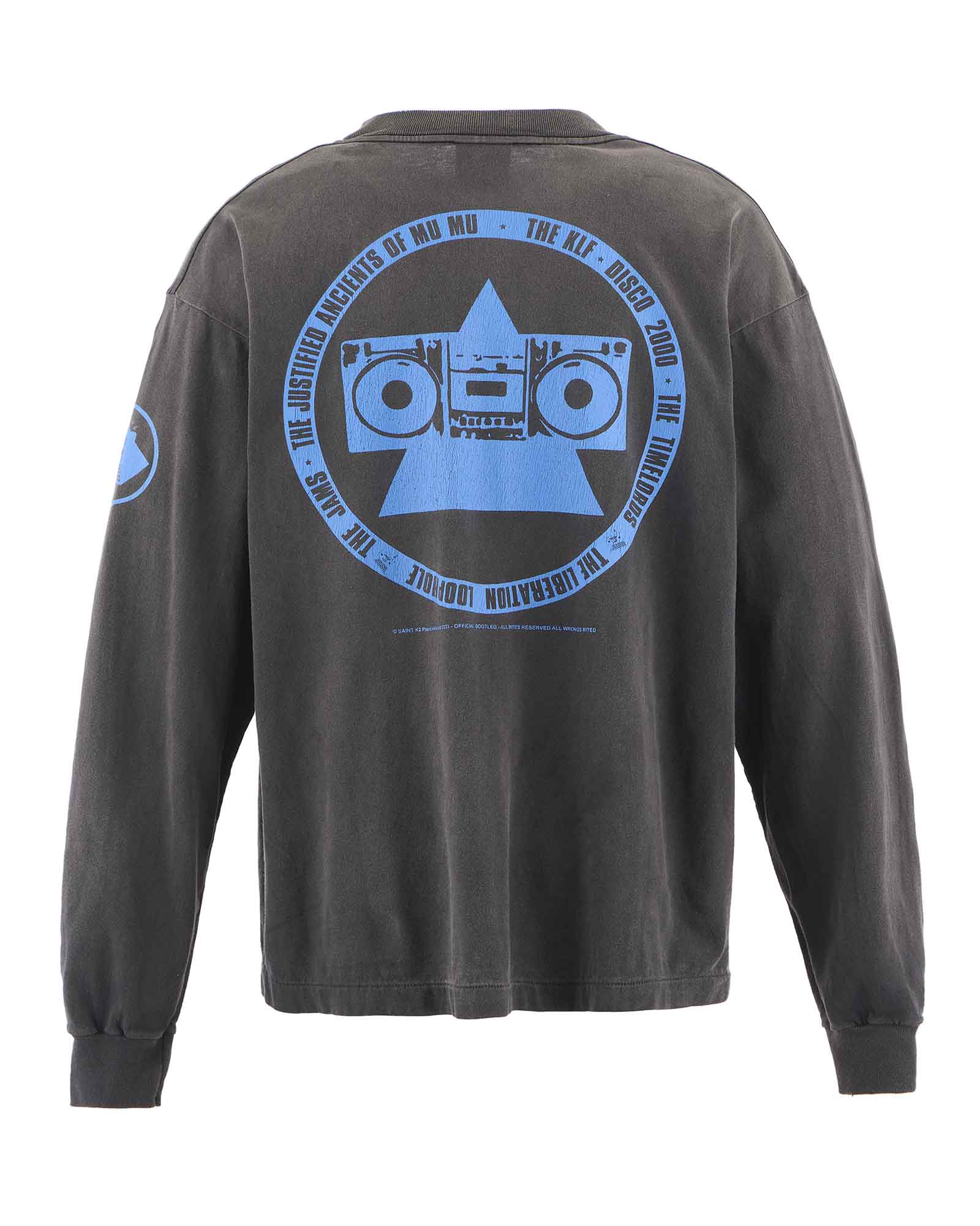 ©SAINT M××××××・セントマイケル - L/S Tシャツ KLF_LS TEE/BLUE KLF / BLACK