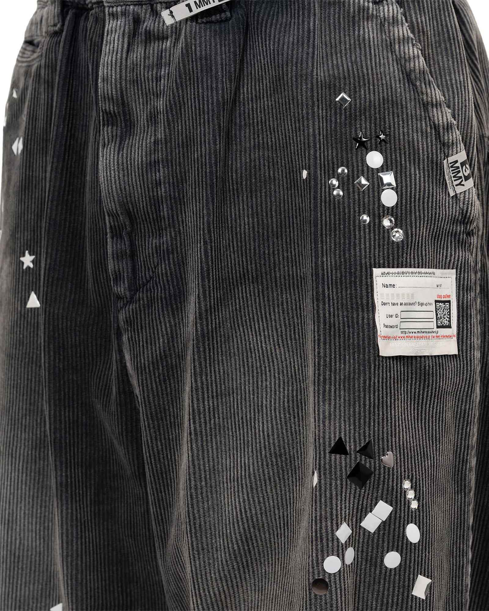MIHARA YASUHIRO・Yasuhiro Mihara -  CORDUROY TROUSERS / BLACK