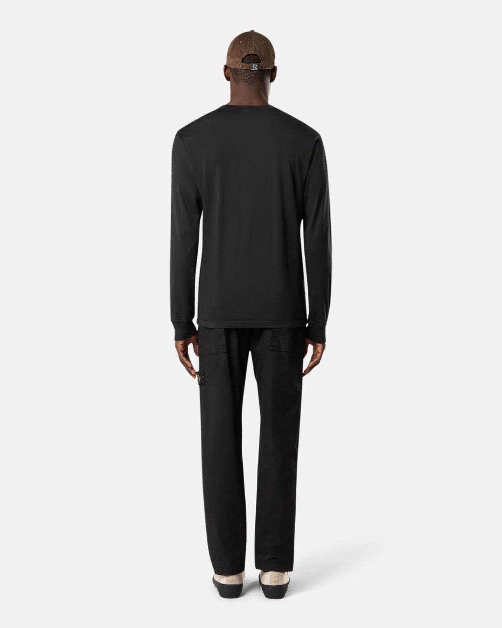 STONE ISLAND (ストーンアイランド) SS26 LS T-SHIRT 26SS-36 / BLACK