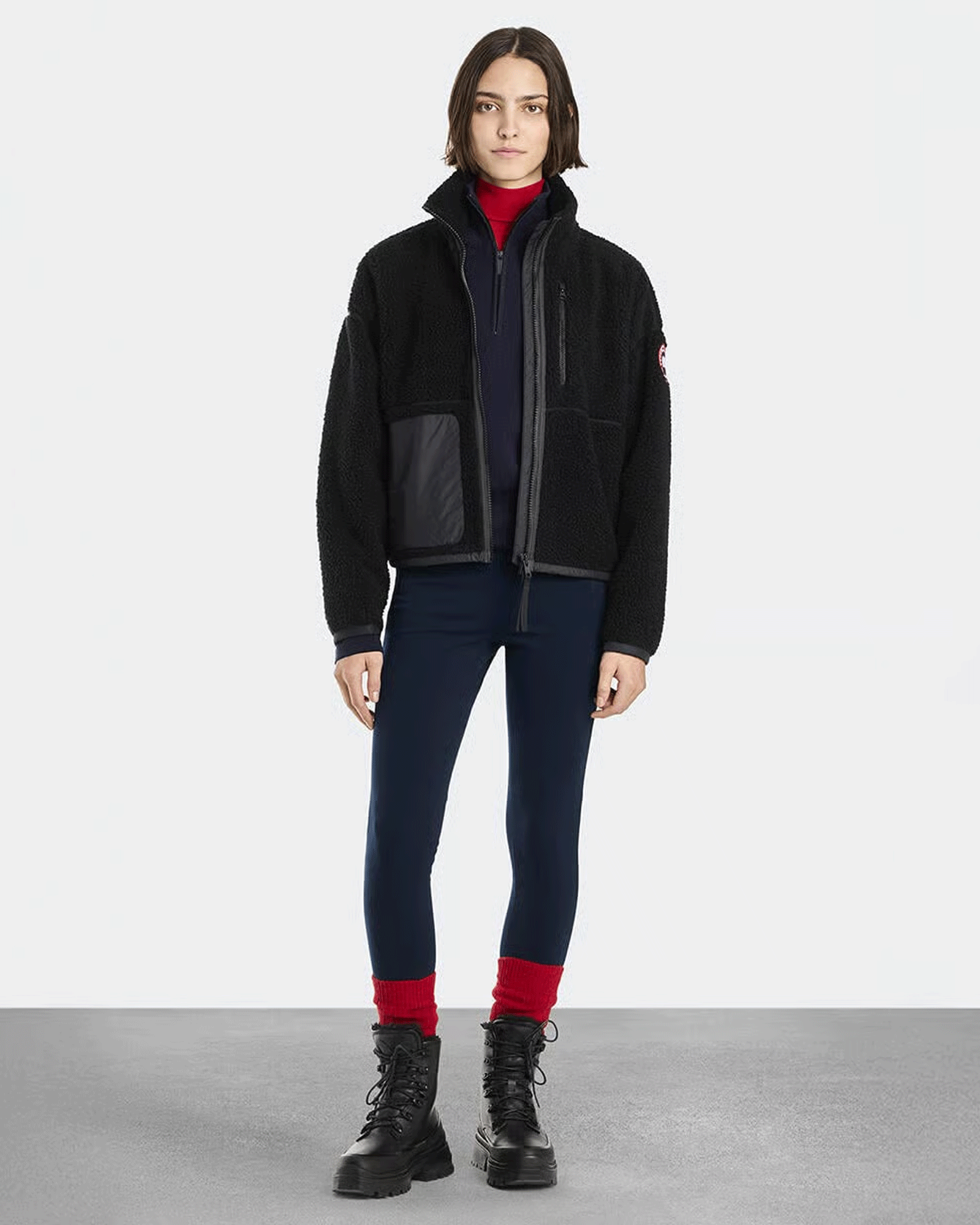 CANADA GOOSE・カナダグース - ジャケット SIMCOE FLEECE JACKET / BLACK