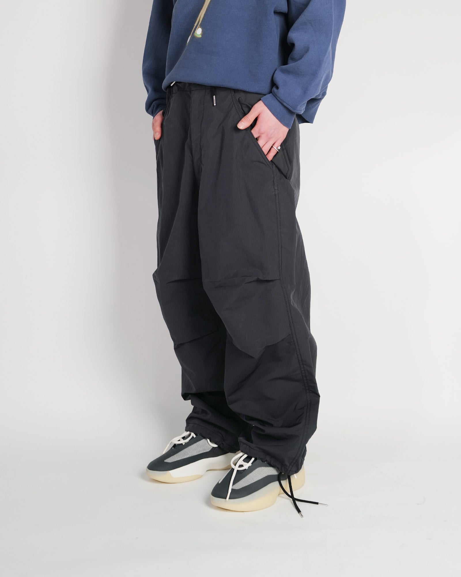 PHENIX・フェニックス -  REWORKED SNOW CAMO CARGO PANTS / BLACK