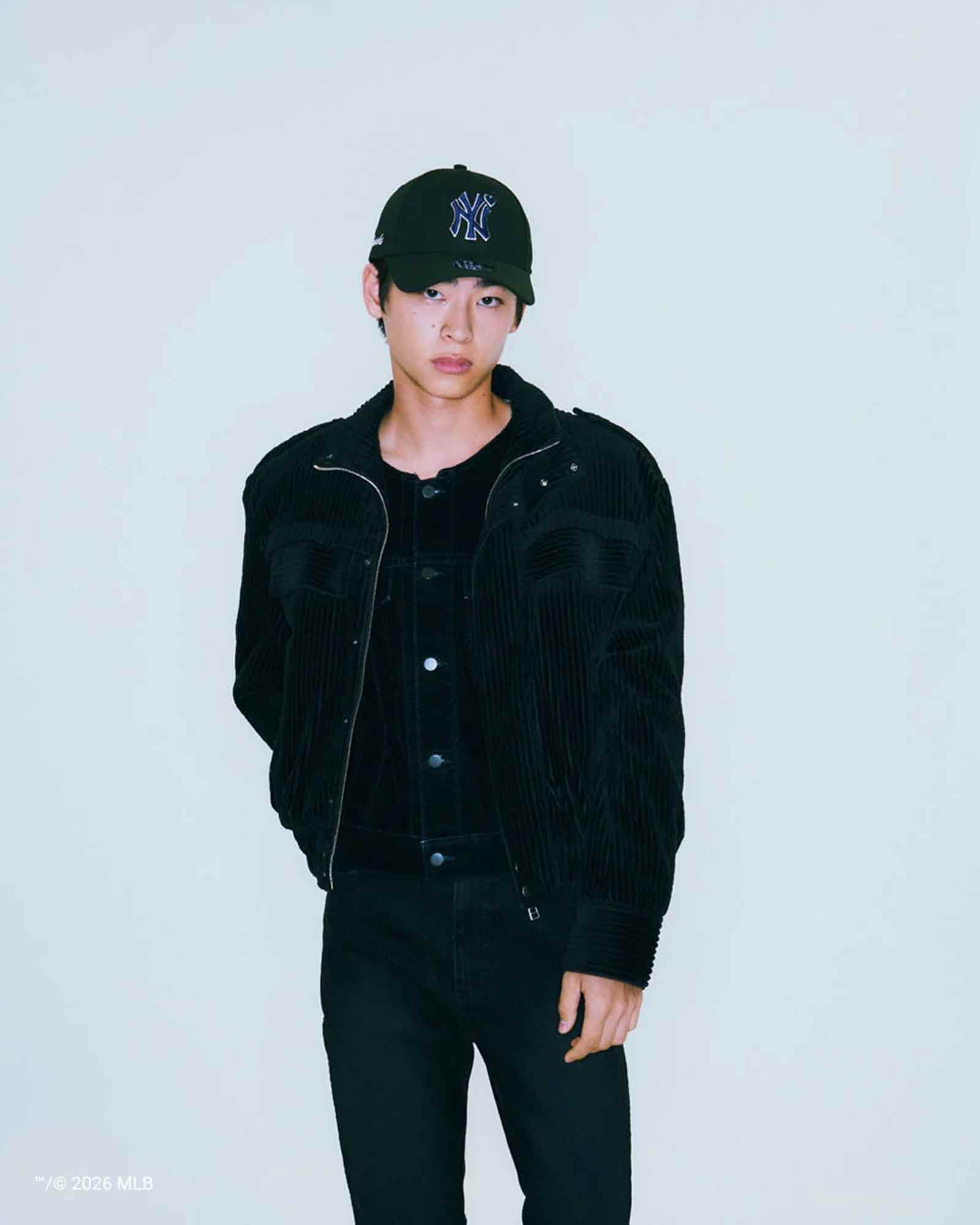 BASICKS・ベイシックス - キャップ 9FORTY TM NEW YORK YANKEES CAP / BLACK×NAVY×PINK