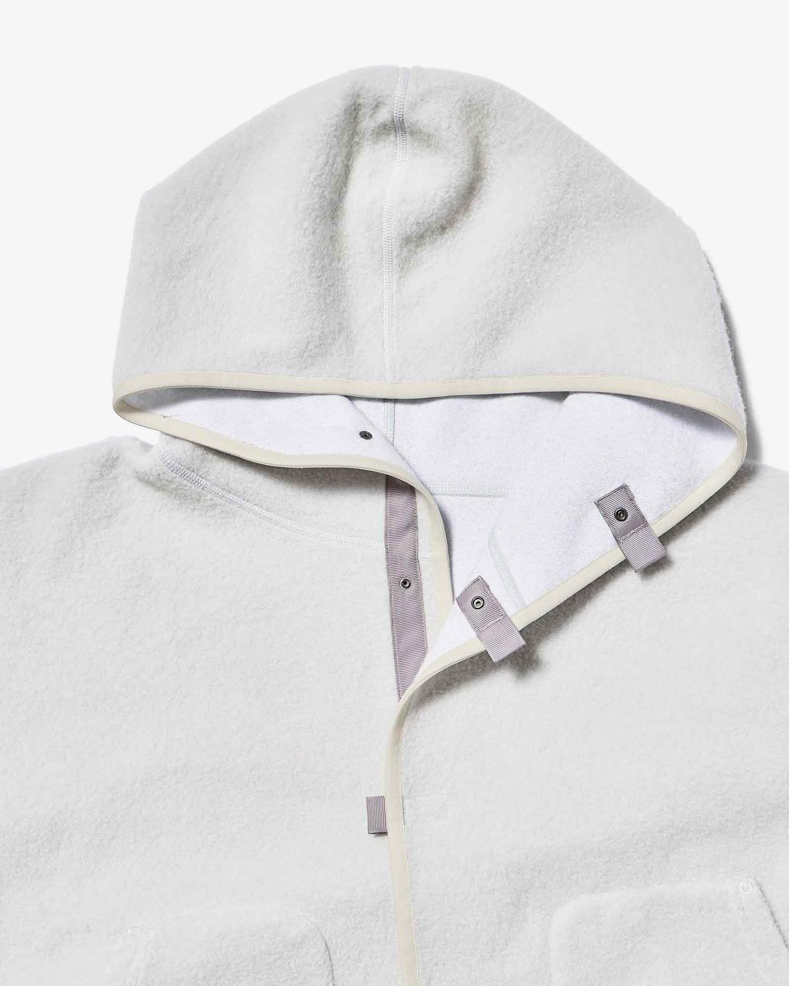 Goldwin 0・ゴールドウイン ゼロ - パーカー・フーディ WOOL FLEECE HOODIE / NATURAL GRAY