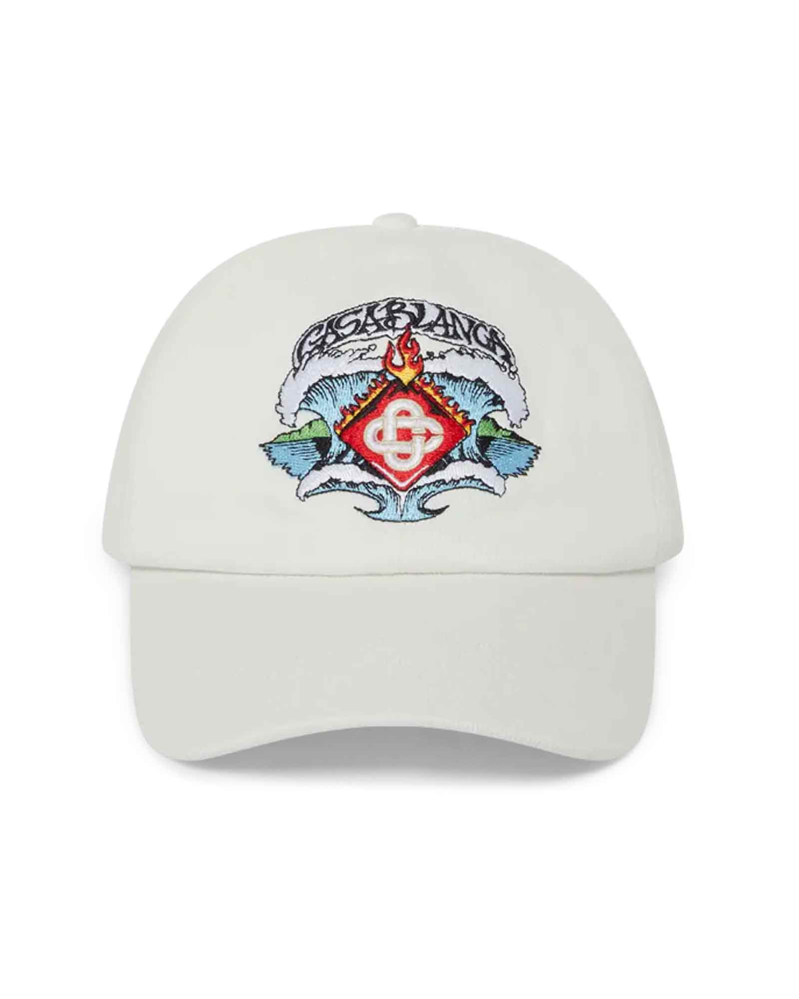 CASABLANCA・カサブランカ - キャップ WAVES CAP / WHITE