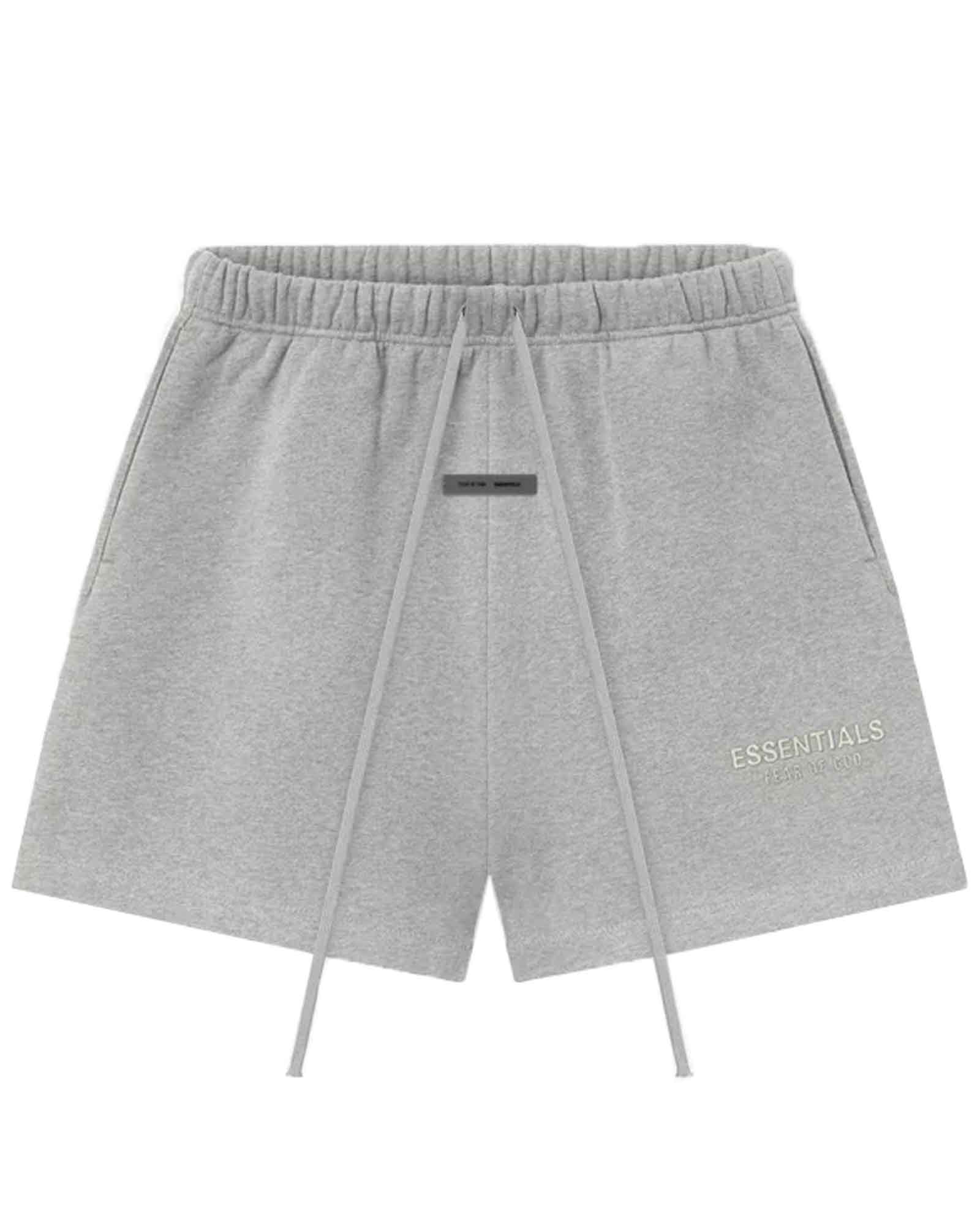 SOCCER FLEECE SHORTS / CONCRETE HEATHER