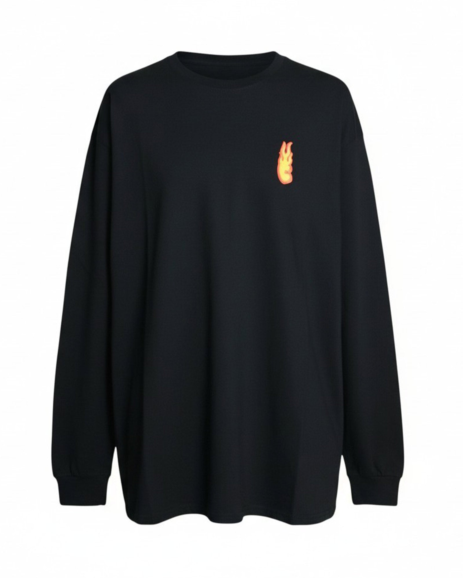 FLIP LONGSLEEVE TEE / BLACK