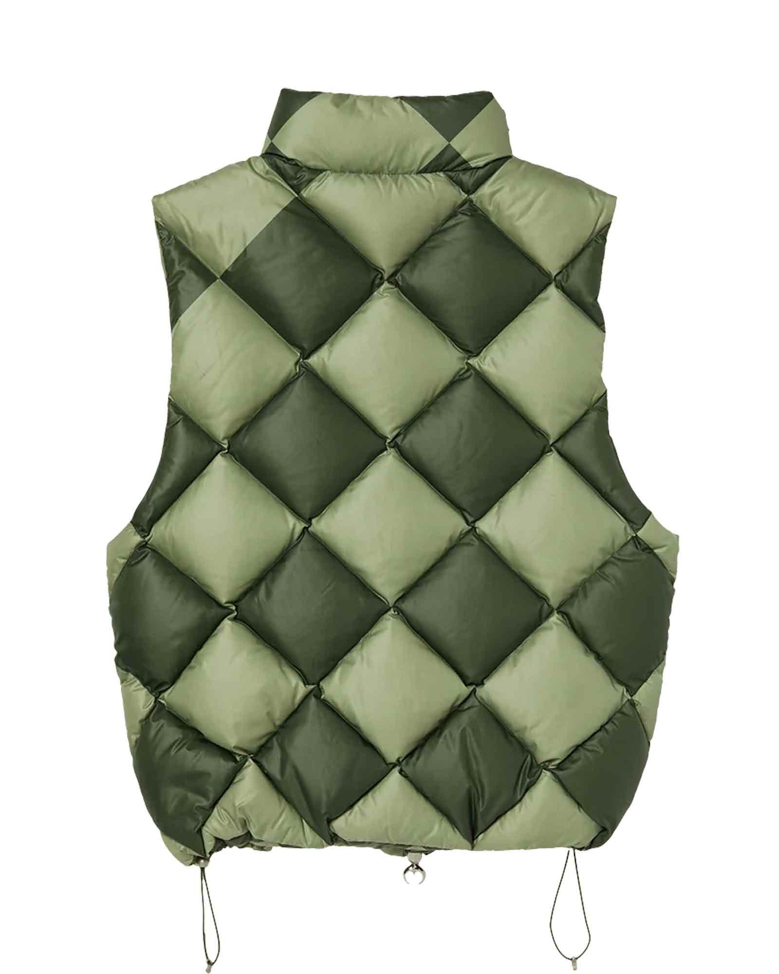 THUG CLUB・サグクラブ - ダウンジャケット CHECKMATE PUFFER VEST / KHAKI