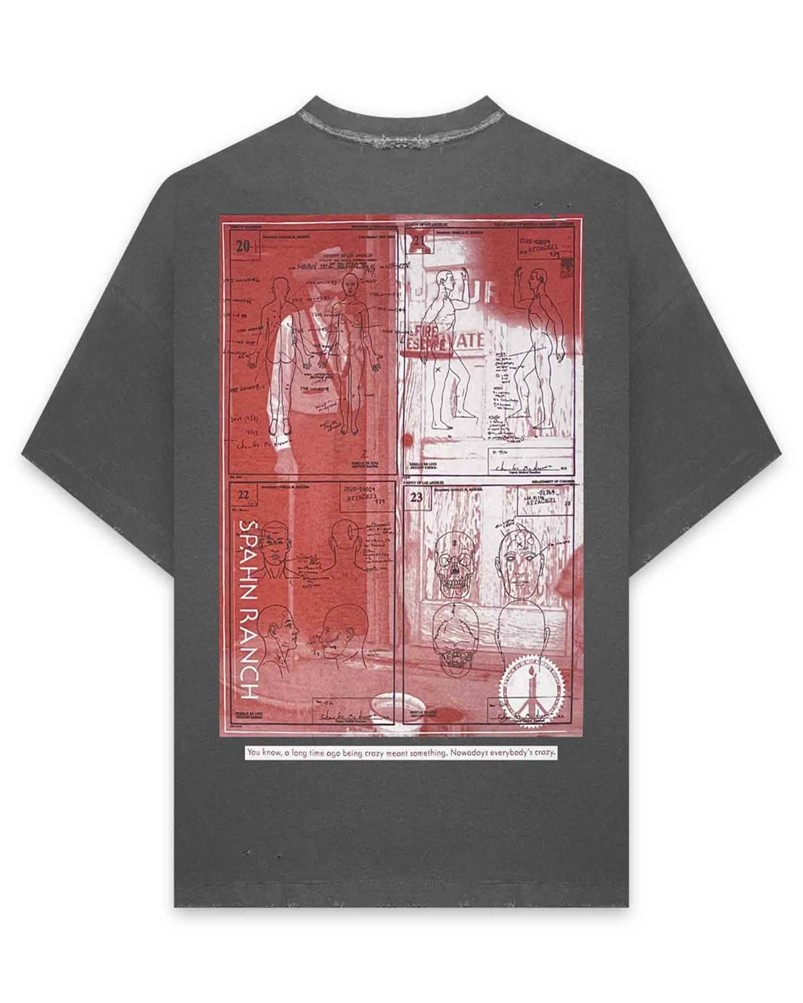 Rebelle de luxe・ルベルドゥリュクス - Tシャツ・カットソー RDL×ATTUCK21 S/S C.MANSON TEE / BLACK