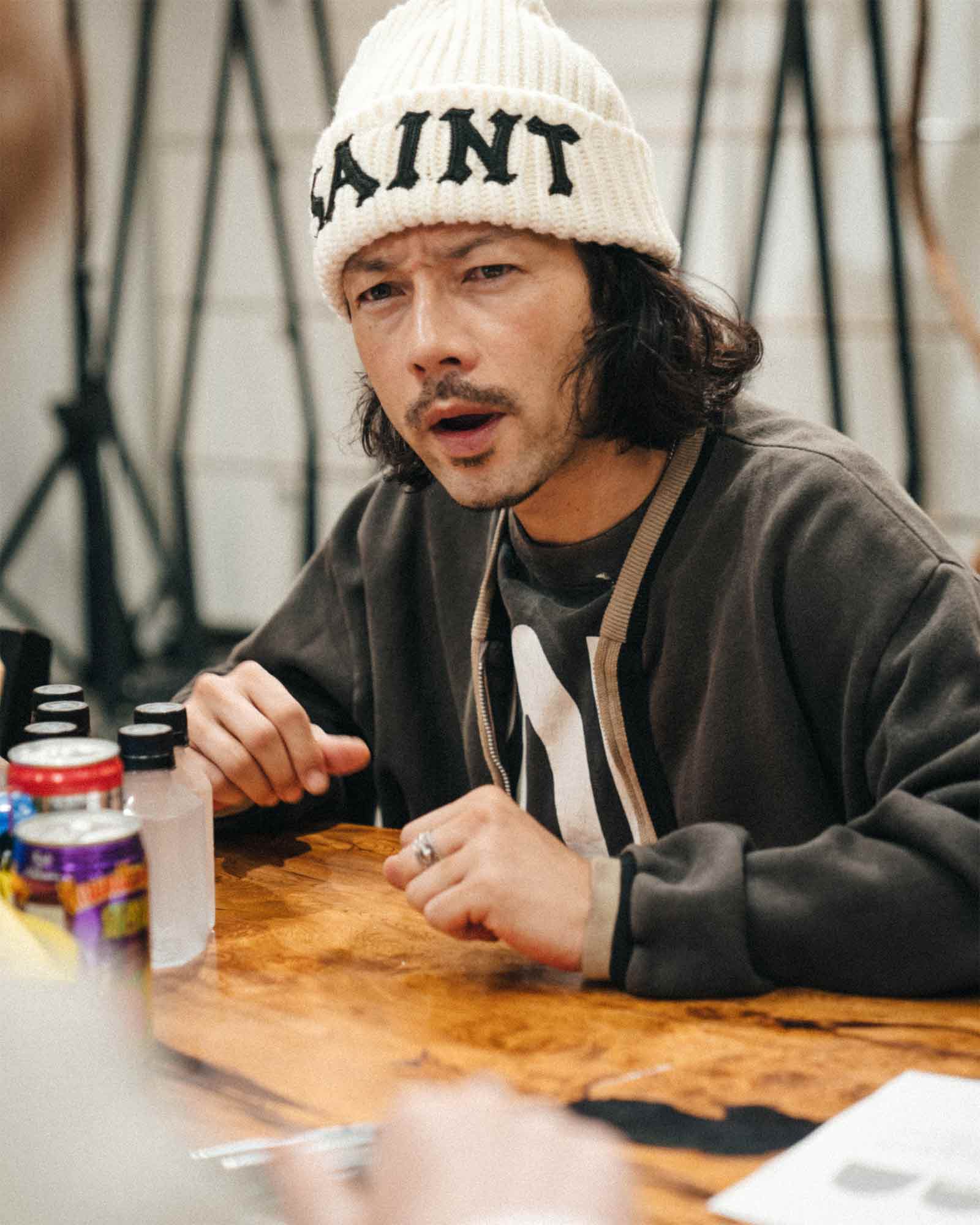 SAINT M××××××(セントマイケル) AW26 KNIT CAP/SAINT / WHITE | Detail