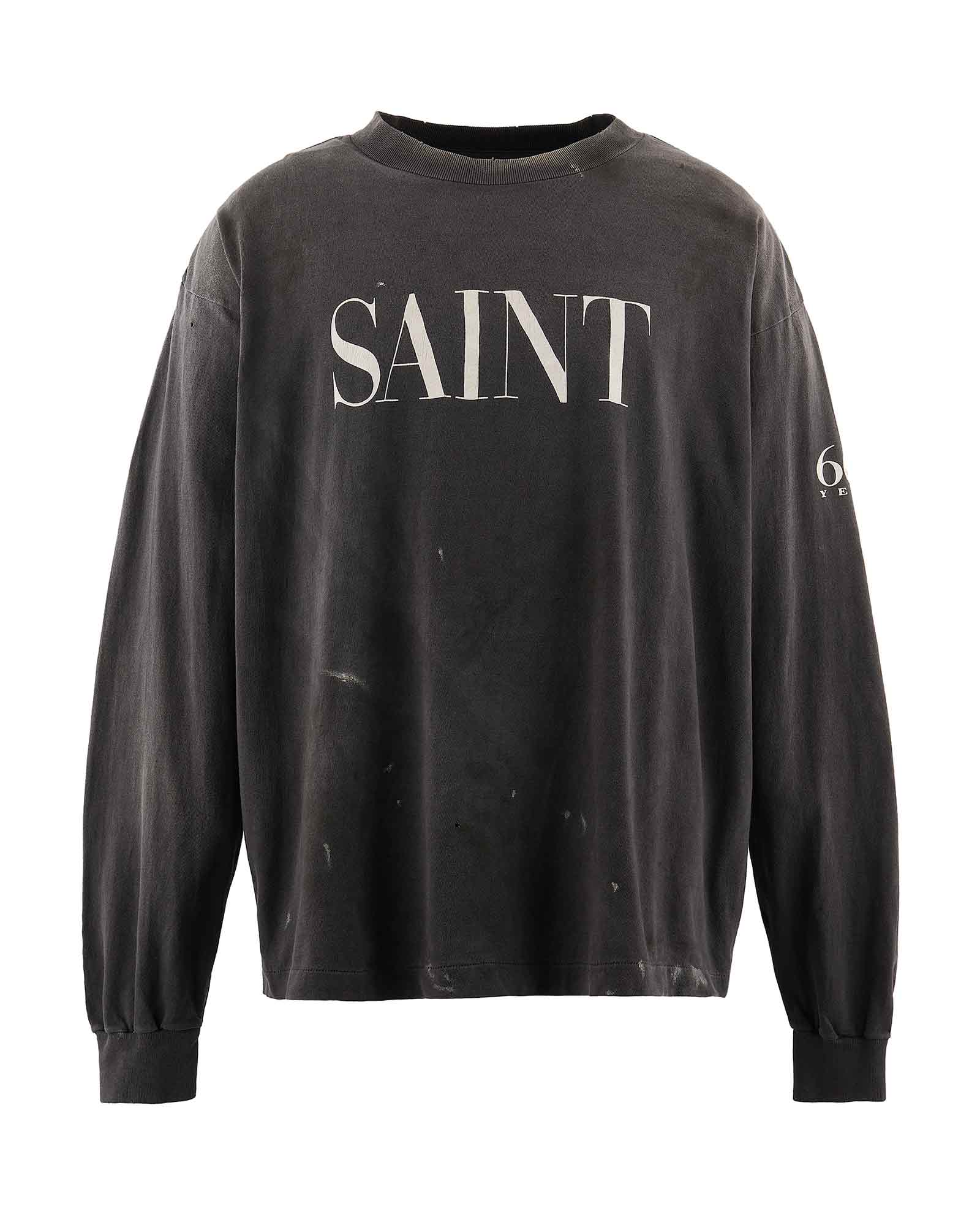 LS T-SHIRT/SAINT 666 / BLACK