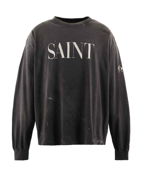 SAINT M×××××× (セントマイケル) SS26 LS T-SHIRT/SAINT 666/BLACK