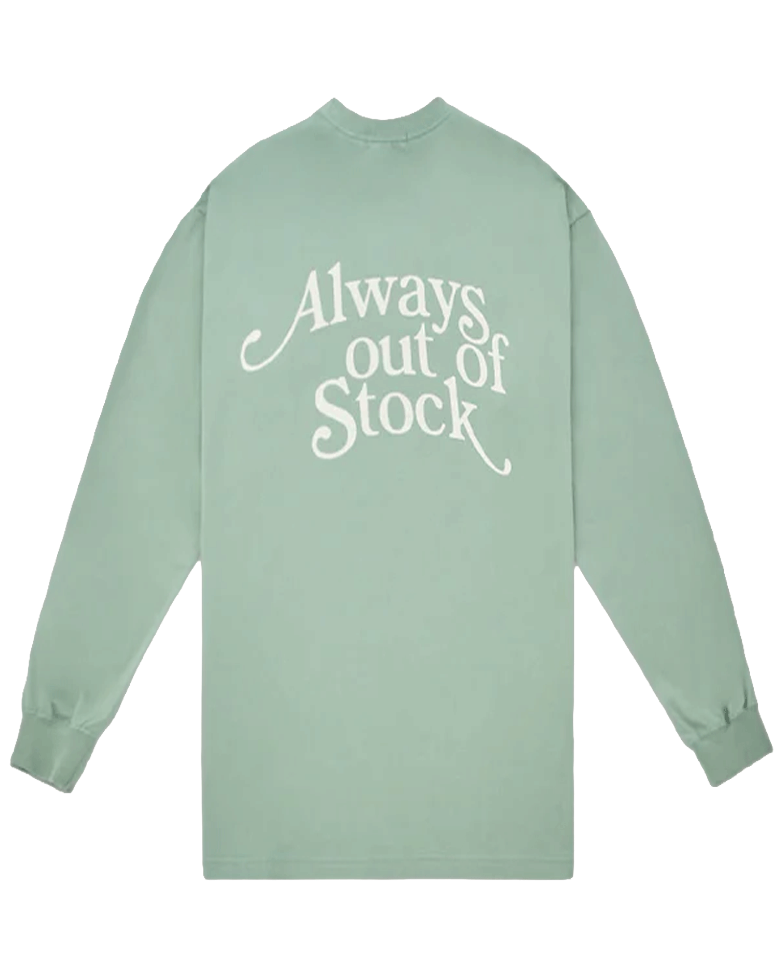 ALWAYS OUT OF STOCK・オールウェイズ アウト オブ ストック - L/S Tシャツ PLAY LOGO L/S TEE / GREEN