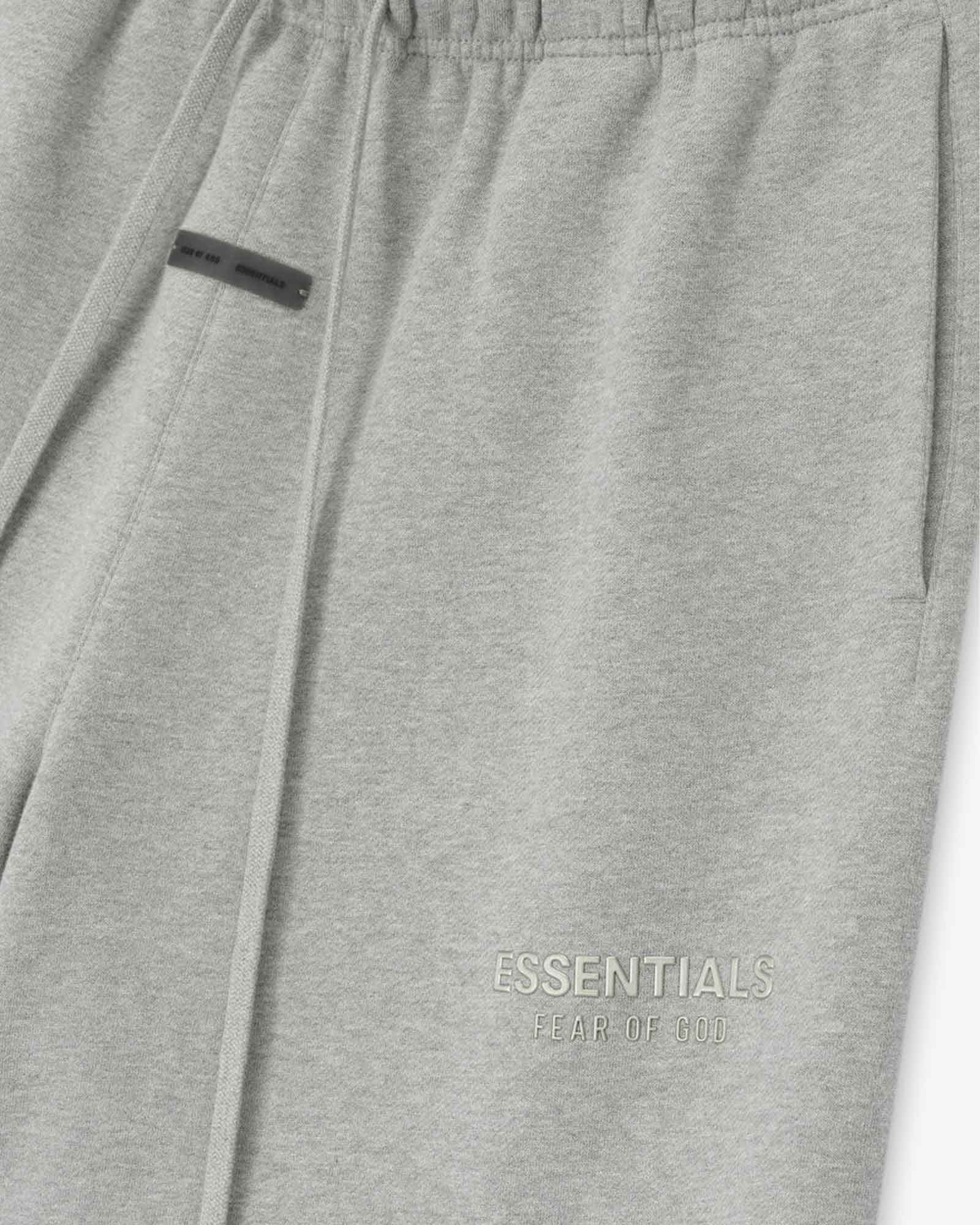 ESSENTIALS・エッセンシャルズ - ハーフ・ショートパンツ SOCCER FLEECE SHORTS / CONCRETE HEATHER