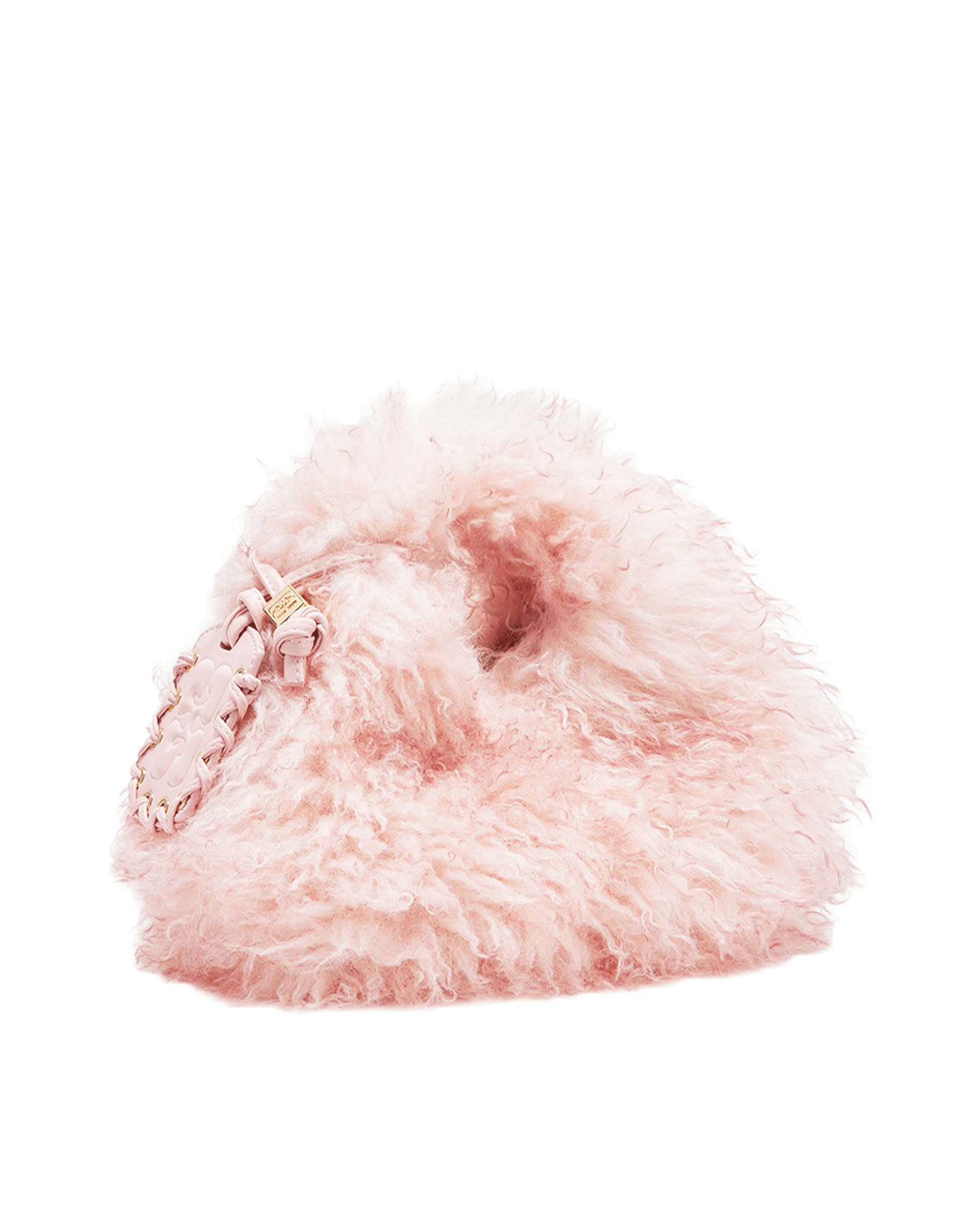 GANNI・ガニー - トートバッグ HOBO MINI FUR / PINK