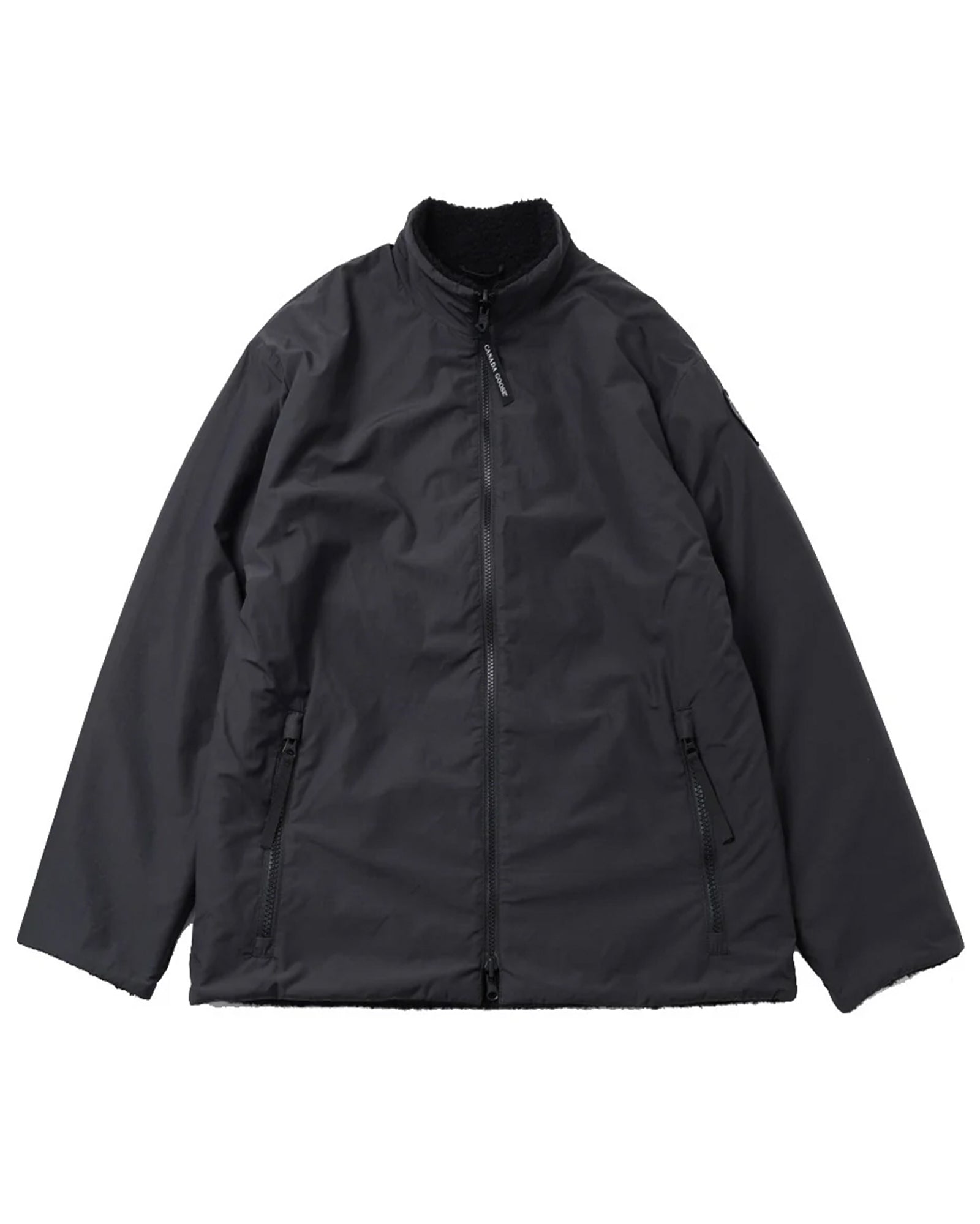 CANADA GOOSE・カナダグース - ダウンジャケット 2463MBA KINROSS REVERSIBLE FLEECE JACKETS BLACK LABEL FUSION / BLACK