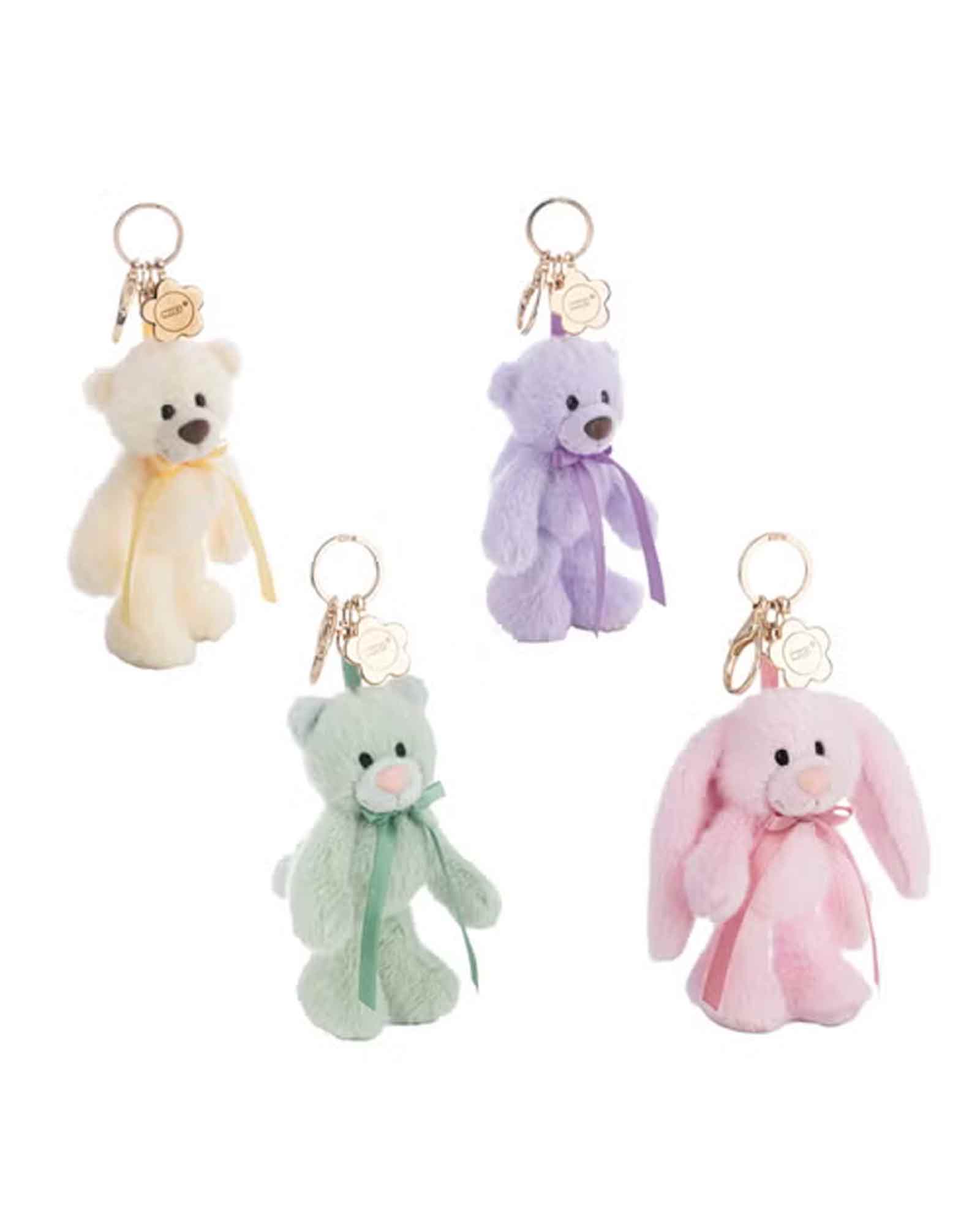 NICI・ニキ -  BB ベアフレンズ 26 ベアライラック 13cm ヘッダーカード / MULTI