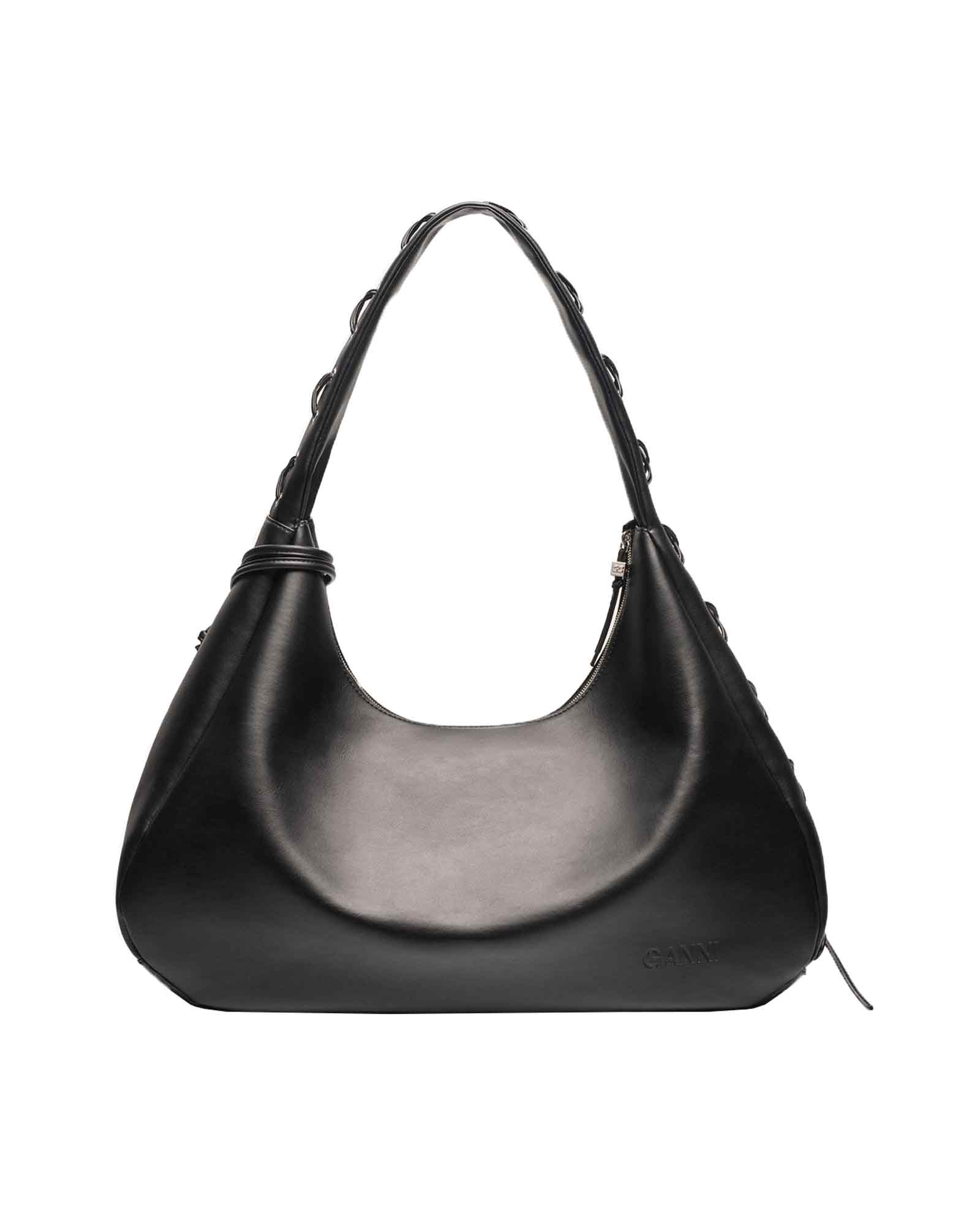 GANNI・ガニー - ショルダーバッグ GANNI BOU BAG HOBO XXL / BLACK