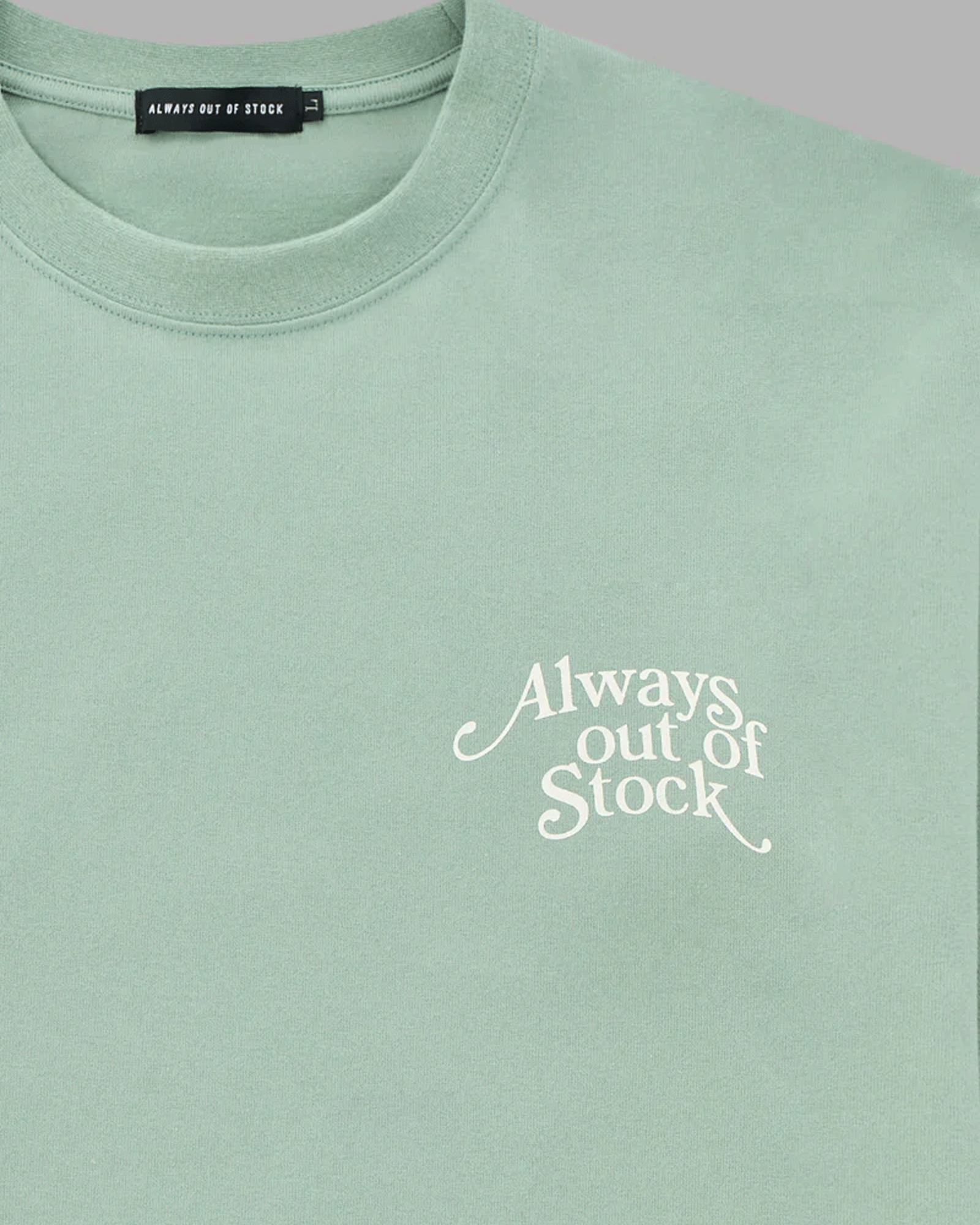 ALWAYS OUT OF STOCK・オールウェイズ アウト オブ ストック - L/S Tシャツ PLAY LOGO L/S TEE / GREEN