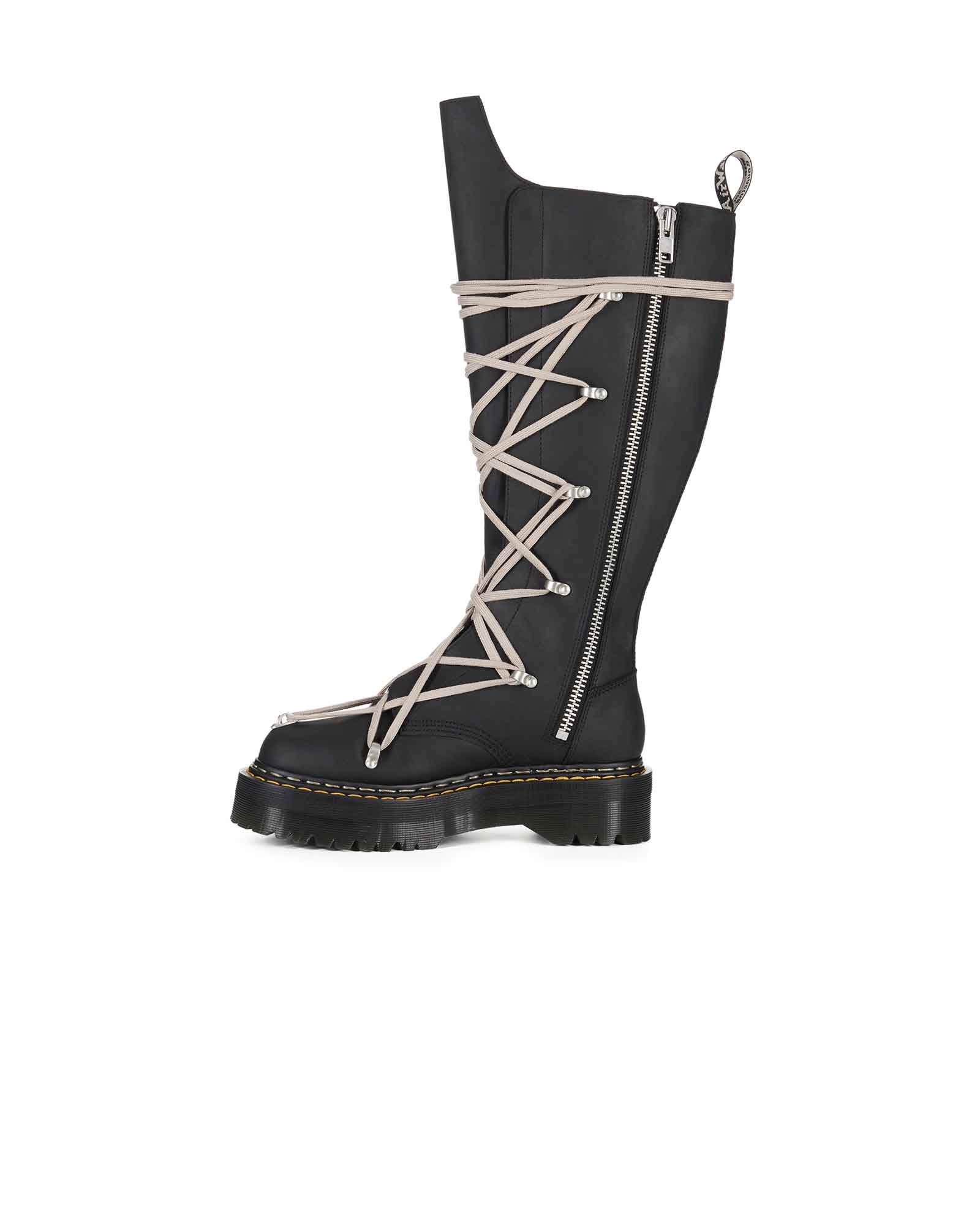 RICK OWENS・rick owens -  1B60 QUAD SOLE PENTALACE BOOT / BLACK