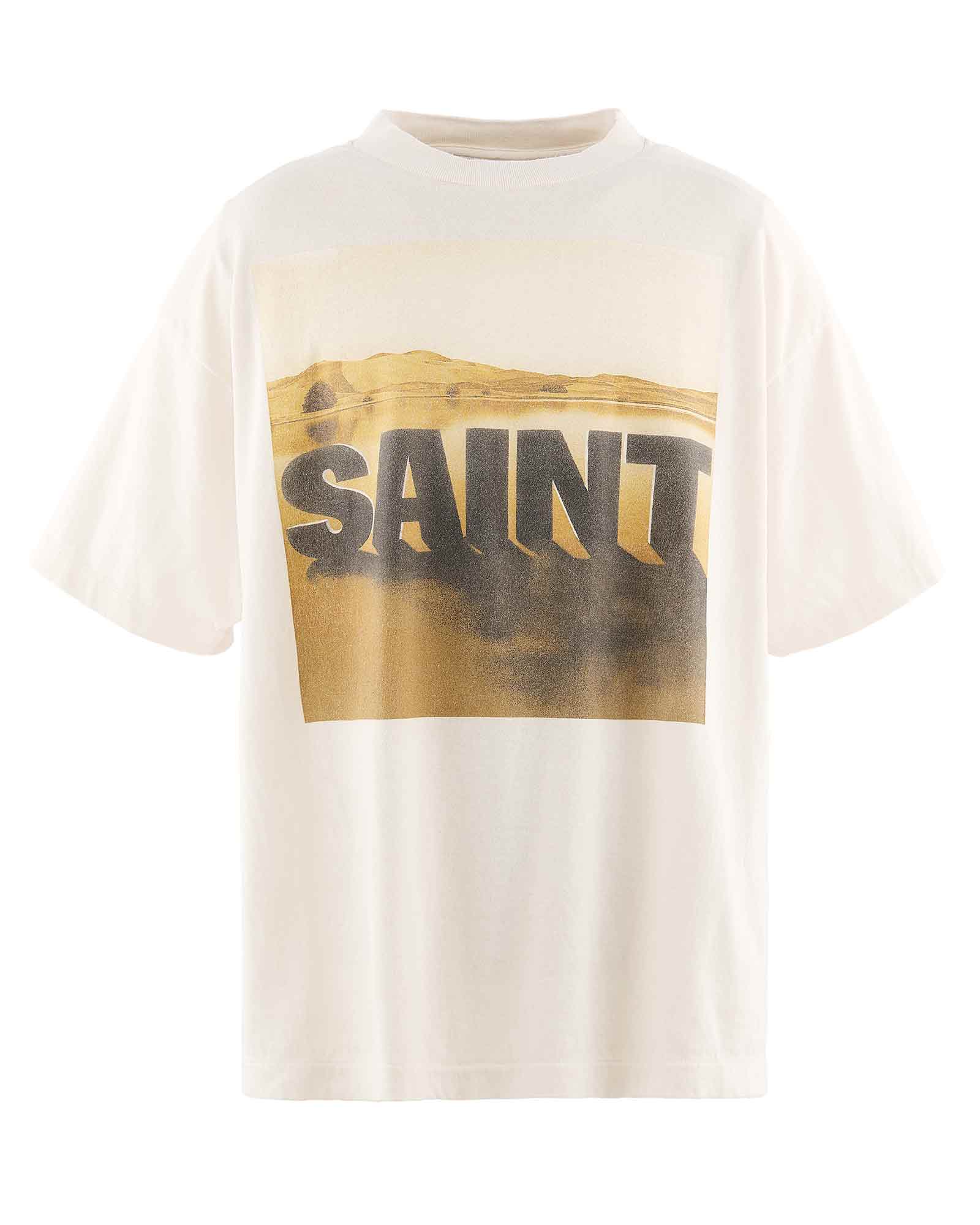 ©SAINT M××××××・セントマイケル - Tシャツ・カットソー KK_SS T-SHIRT/DESERT / WHITE