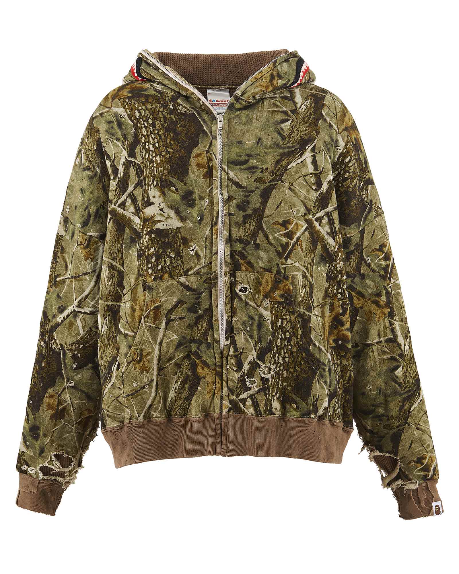 ©SAINT M××××××・セントマイケル -  BAPE_ZIP HOODIE/SAHARK / CAMO
