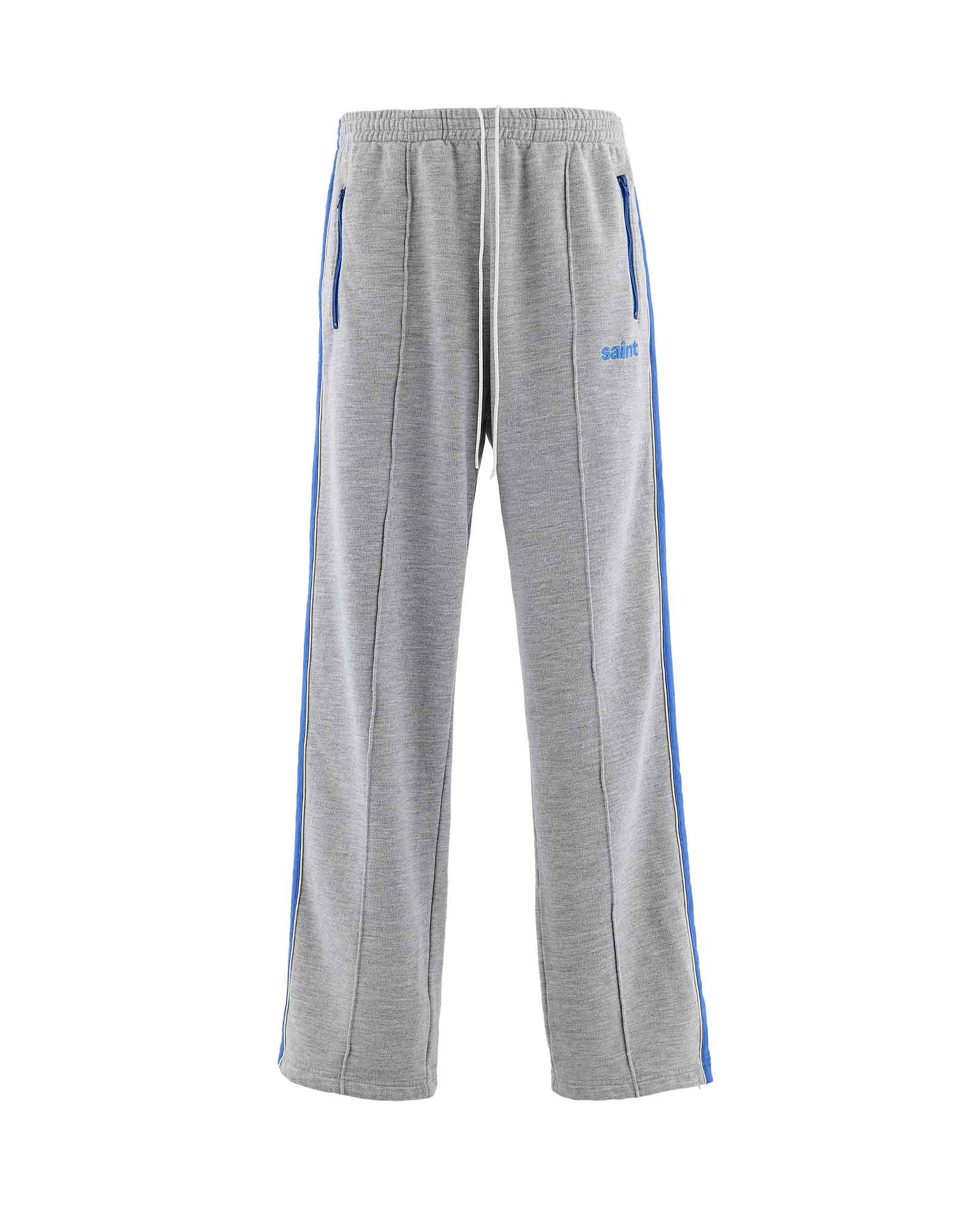 SWEAT PANTS/SIDE LINE / GRAY
