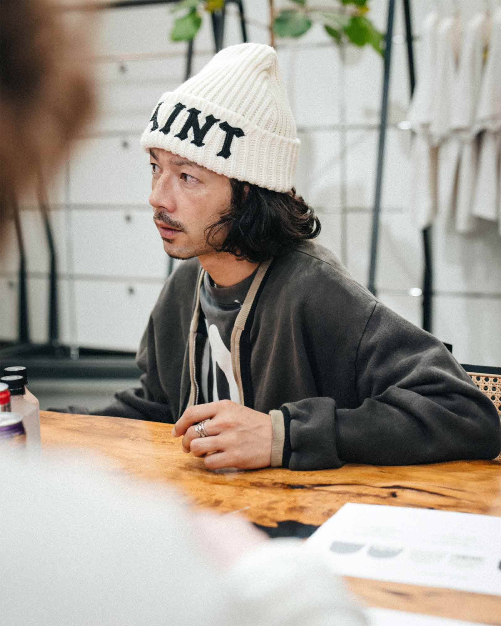 SAINT M××××××(セントマイケル) AW26 KNIT CAP/SAINT / WHITE | Detail