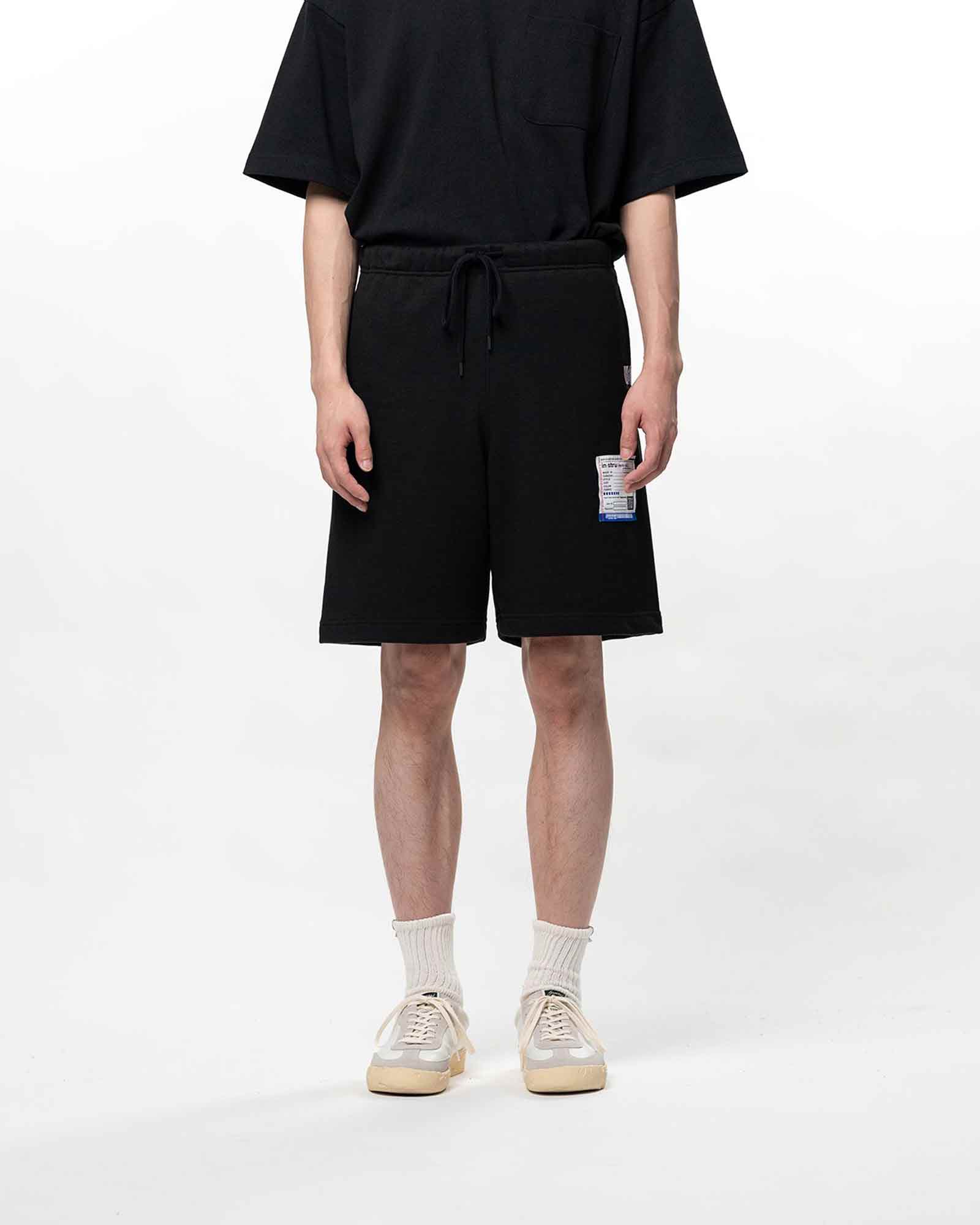 in・stru(men-tal).・イン・ストゥルメンタル -  HEAVY WEIGHT FRENCH TERRY SHORTS / BLACK
