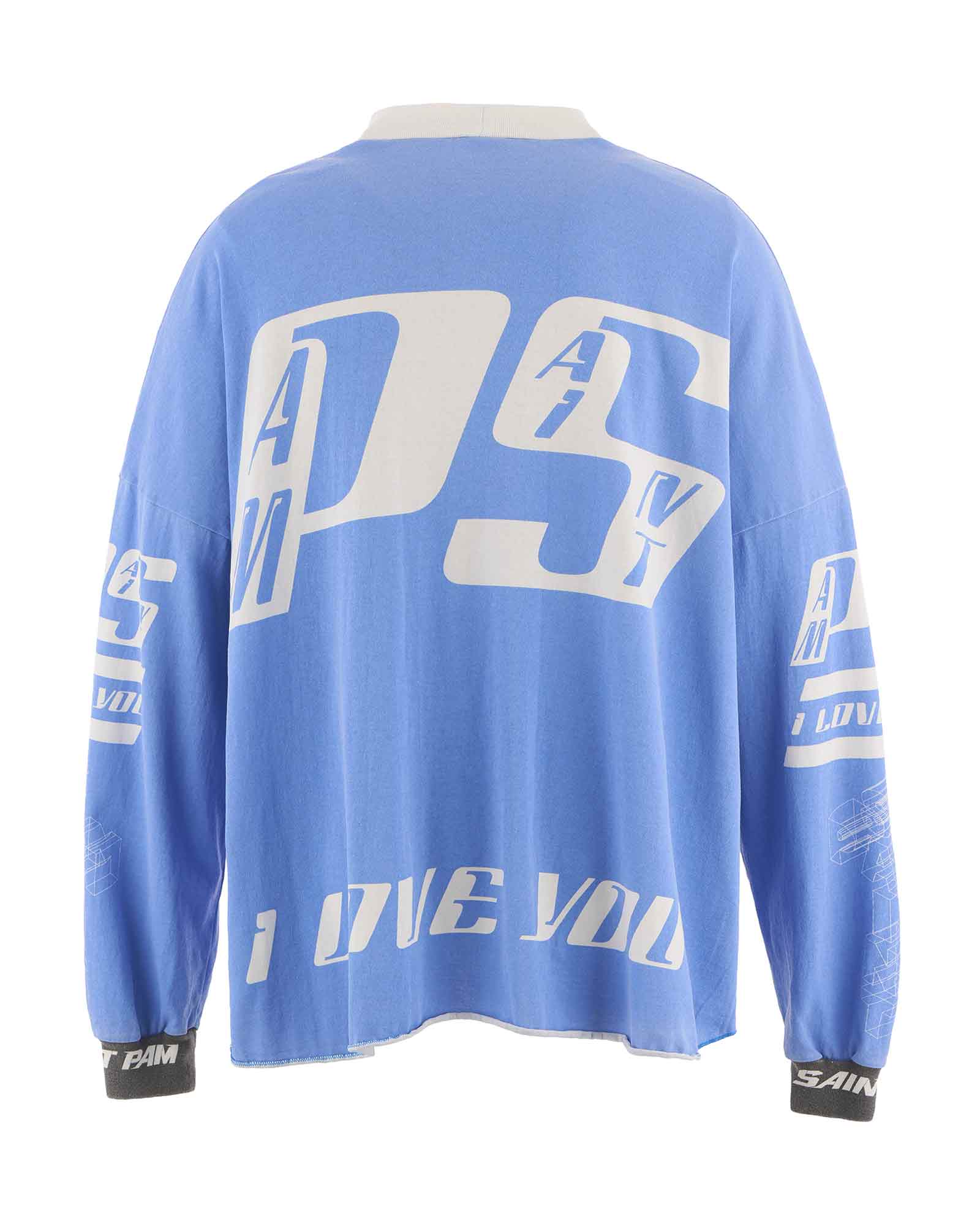 ©SAINT M××××××・saint michael -  PAM_LS TEE/SAINT PAM / BLUE
