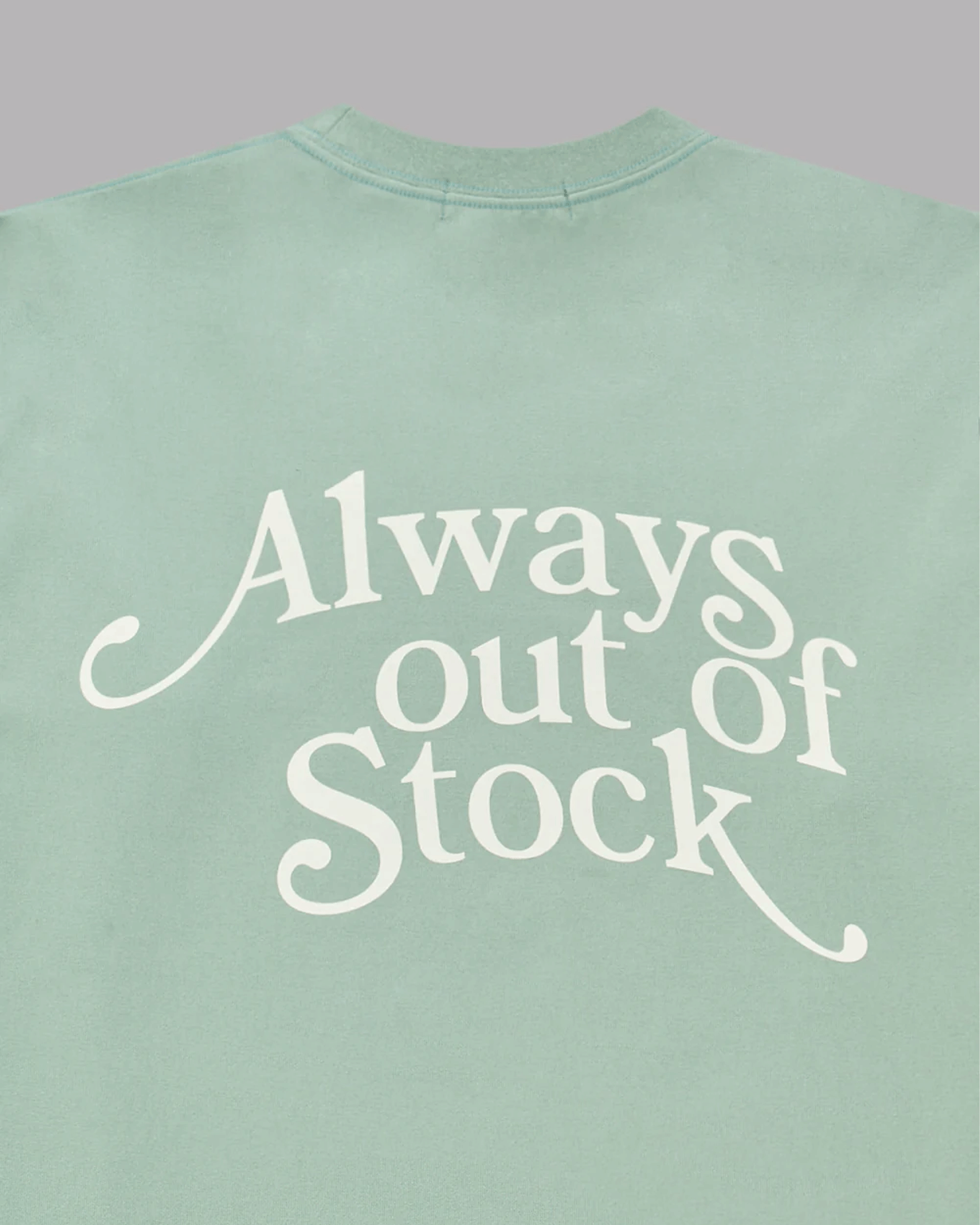 ALWAYS OUT OF STOCK・オールウェイズ アウト オブ ストック - L/S Tシャツ PLAY LOGO L/S TEE / GREEN