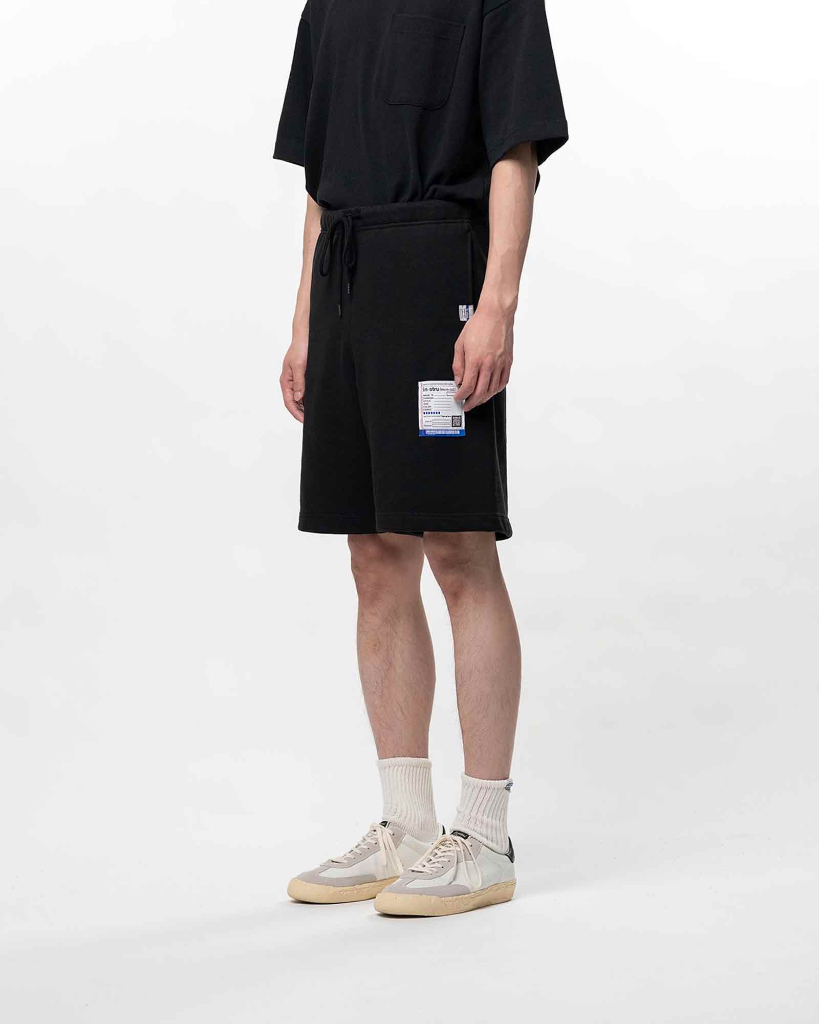 in・stru(men-tal).・イン・ストゥルメンタル -  HEAVY WEIGHT FRENCH TERRY SHORTS / BLACK