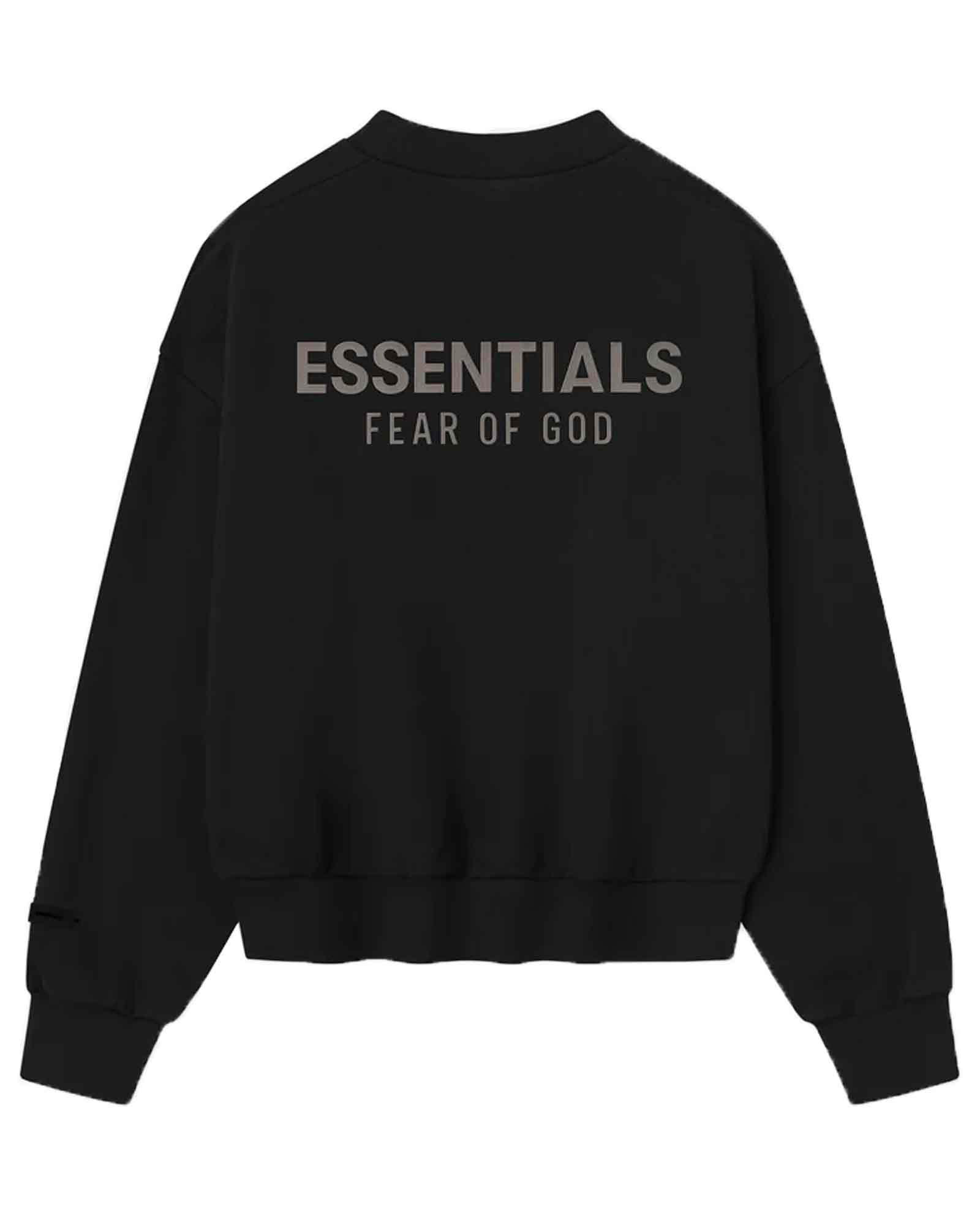 ESSENTIALS・エッセンシャルズ - スウェット CLASSIC FIT FLEECE CREWNECK  / JET BLACK