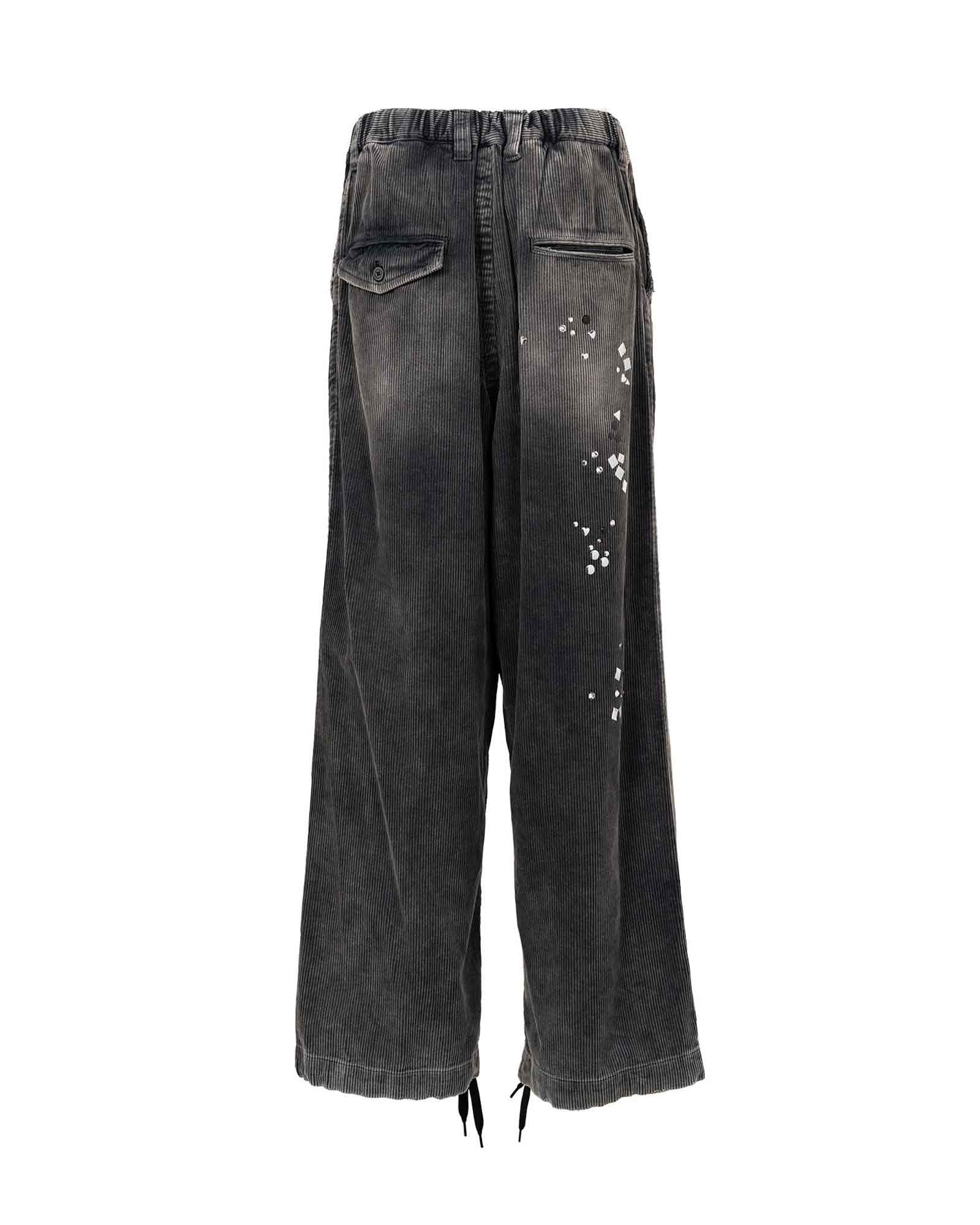 MIHARA YASUHIRO・Yasuhiro Mihara -  CORDUROY TROUSERS / BLACK